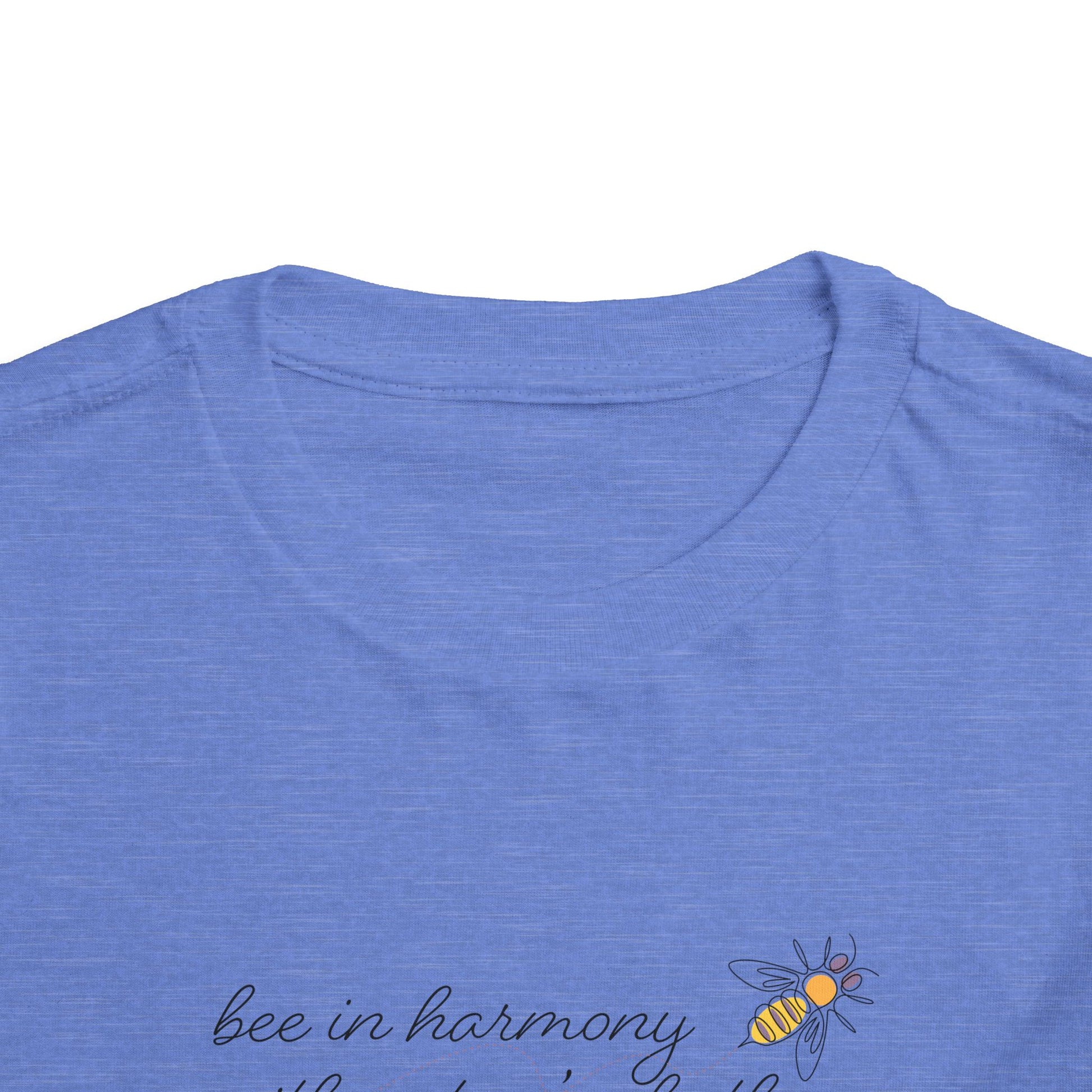 Bee in Harmony with Nature's Rhythms- Toddler Short Sleeve Tee