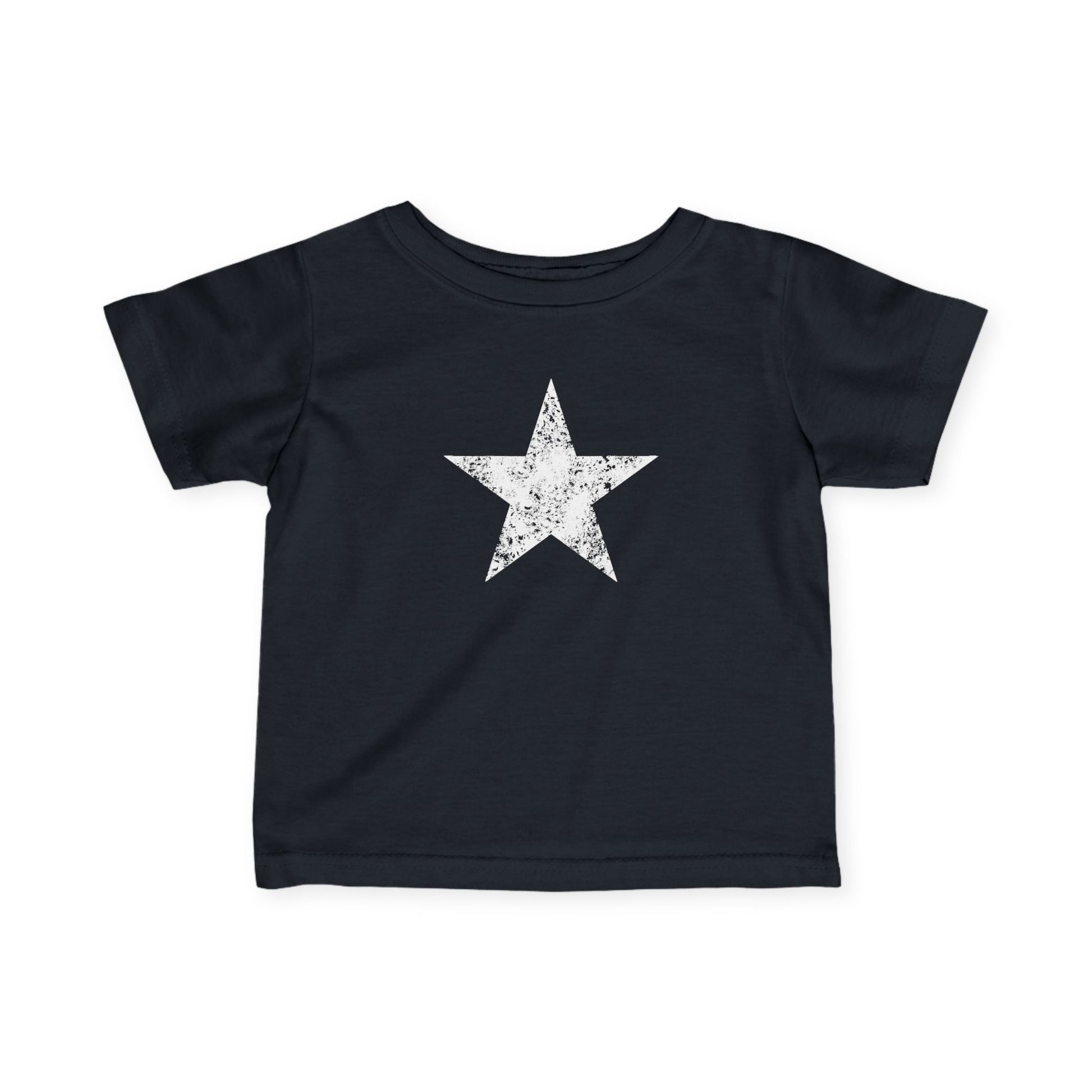 White Distressed Star