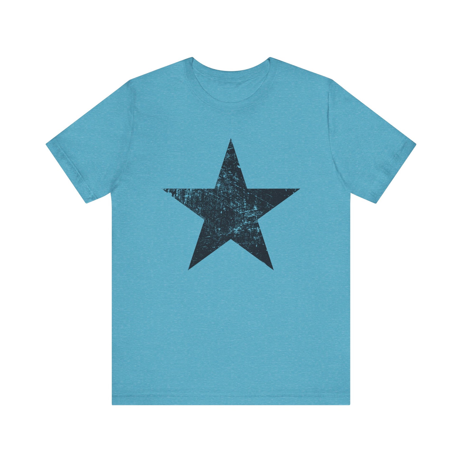 Black Distressed Star