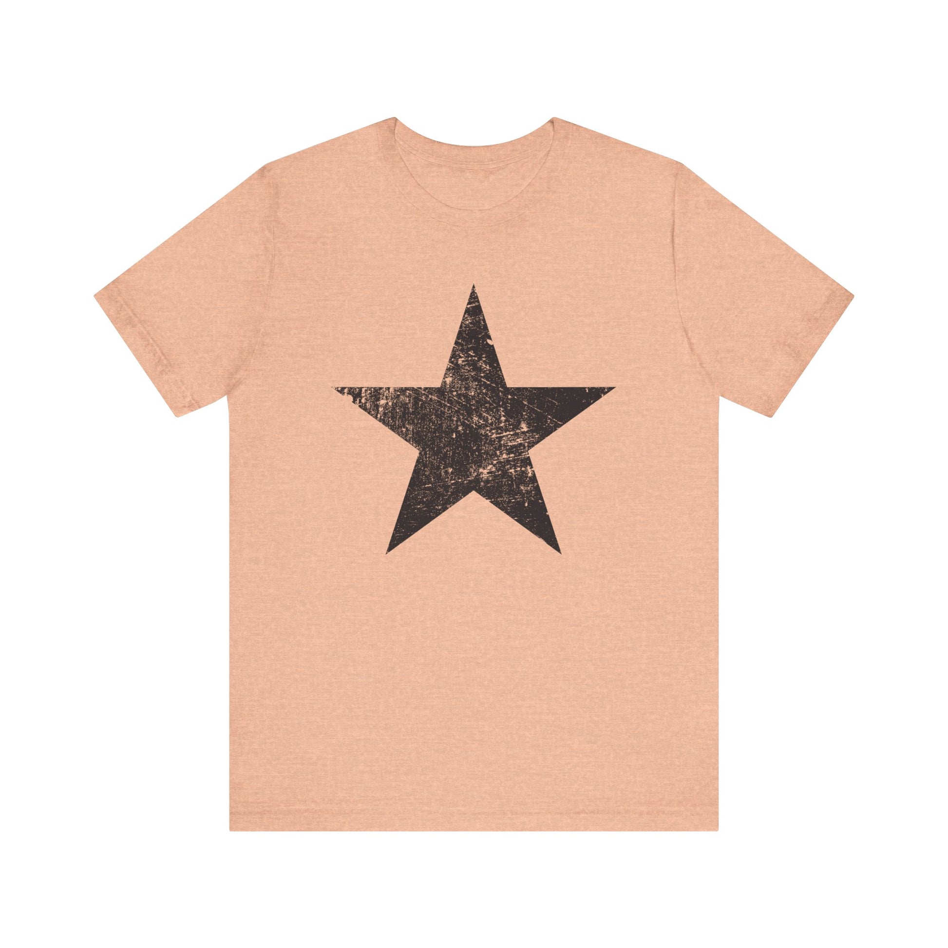Black Distressed Star