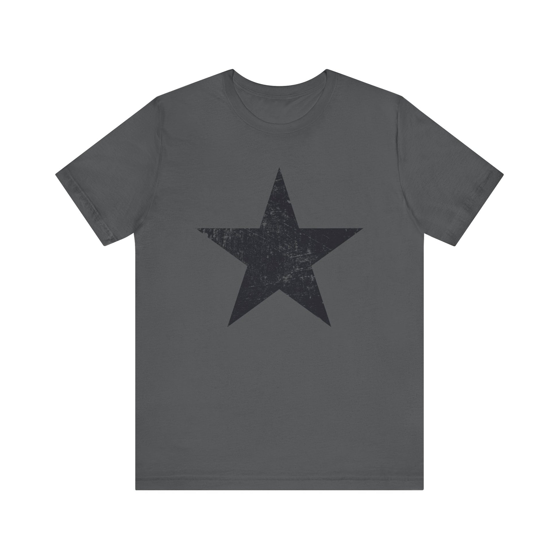 Black Distressed Star