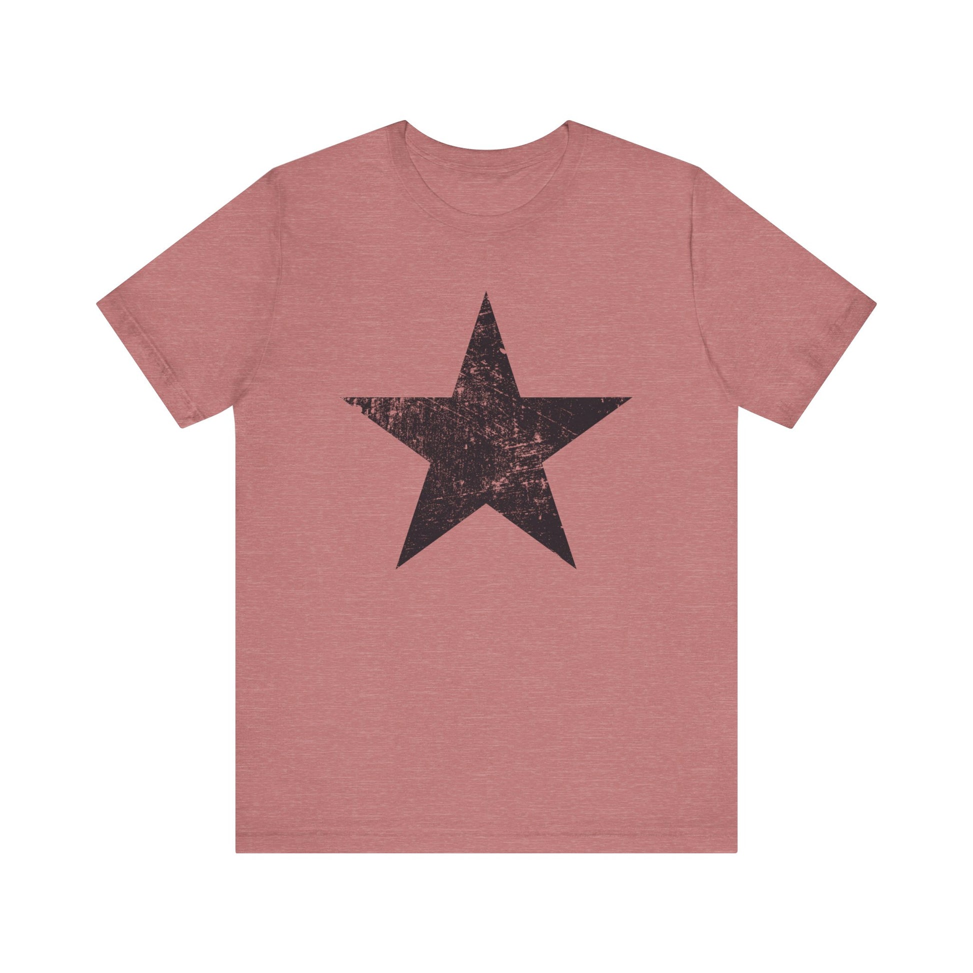 Black Distressed Star