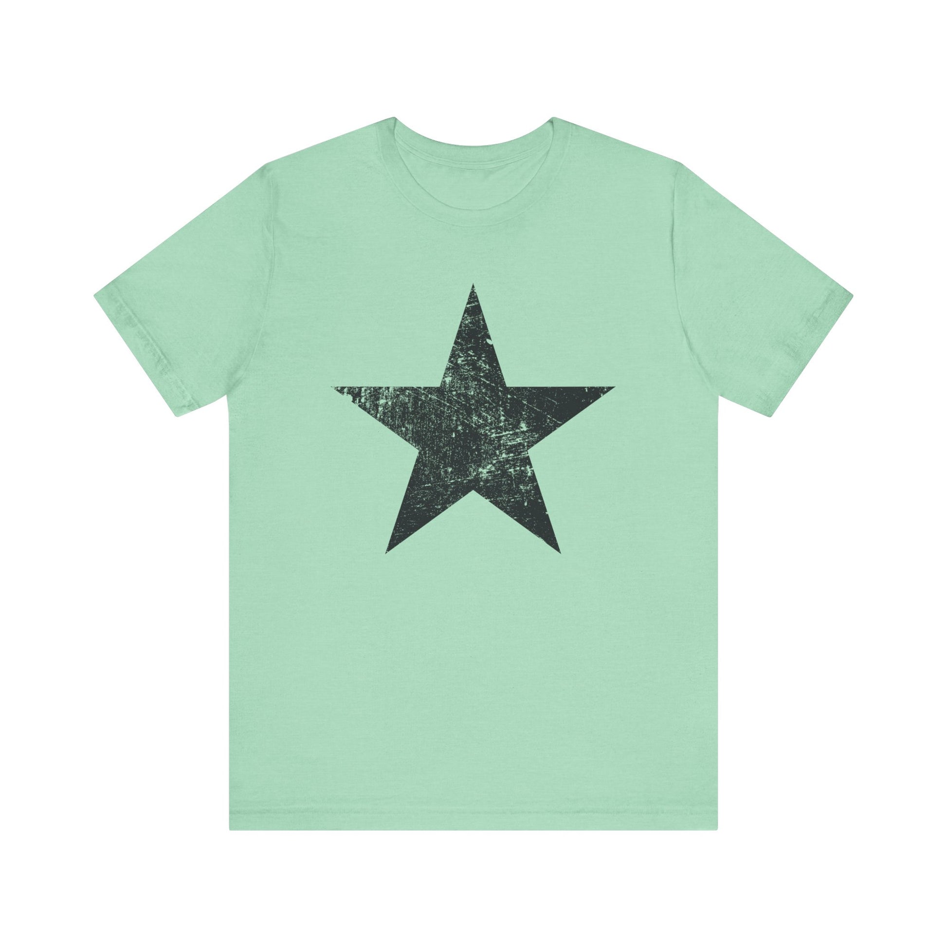 Black Distressed Star