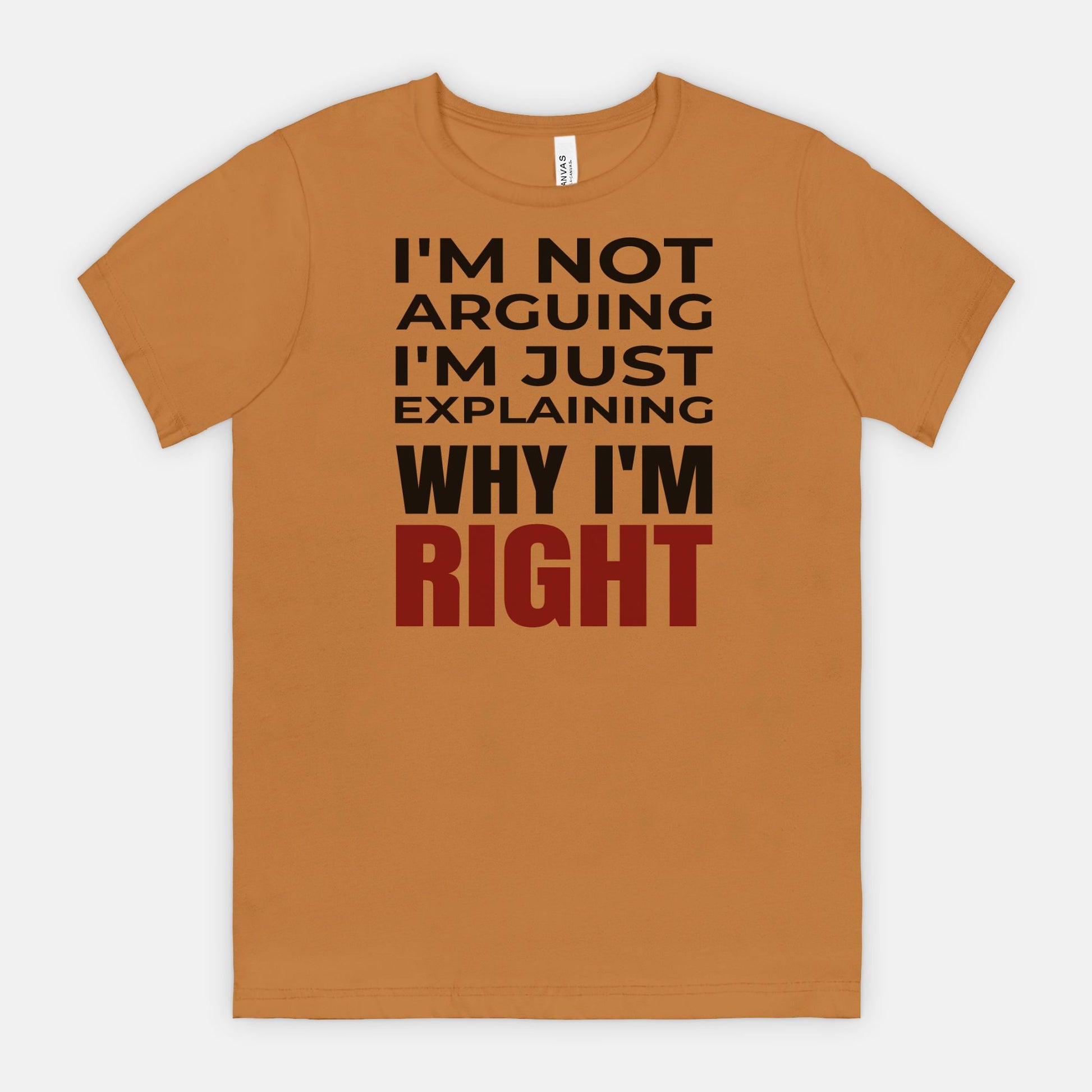 I’m Not Arguing I’m Just Explaining Why I’m Right T-Shirt