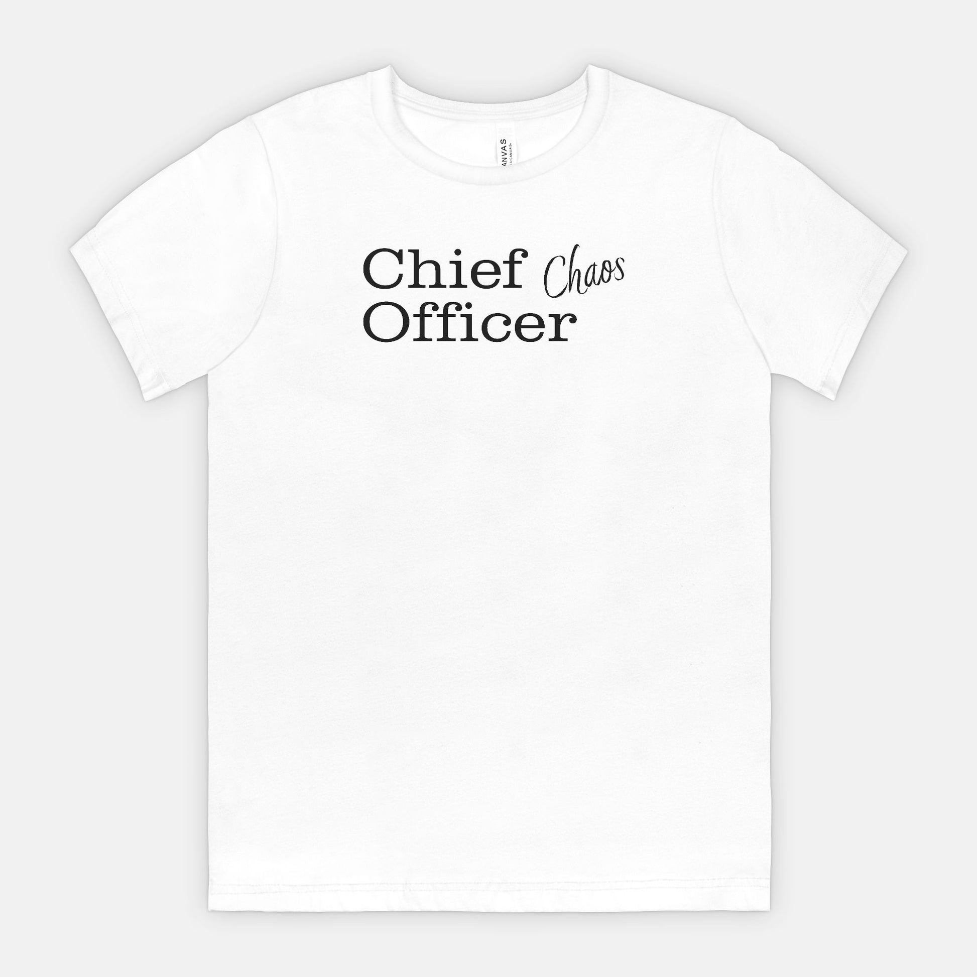 Chief Chaos Officer Tee - Black Text