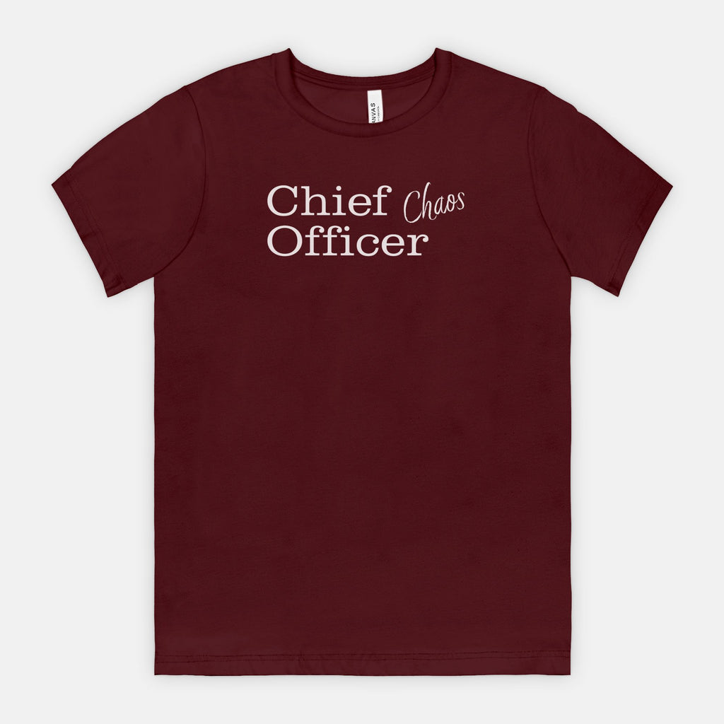 Chief Chaos Officer Tee - White Text