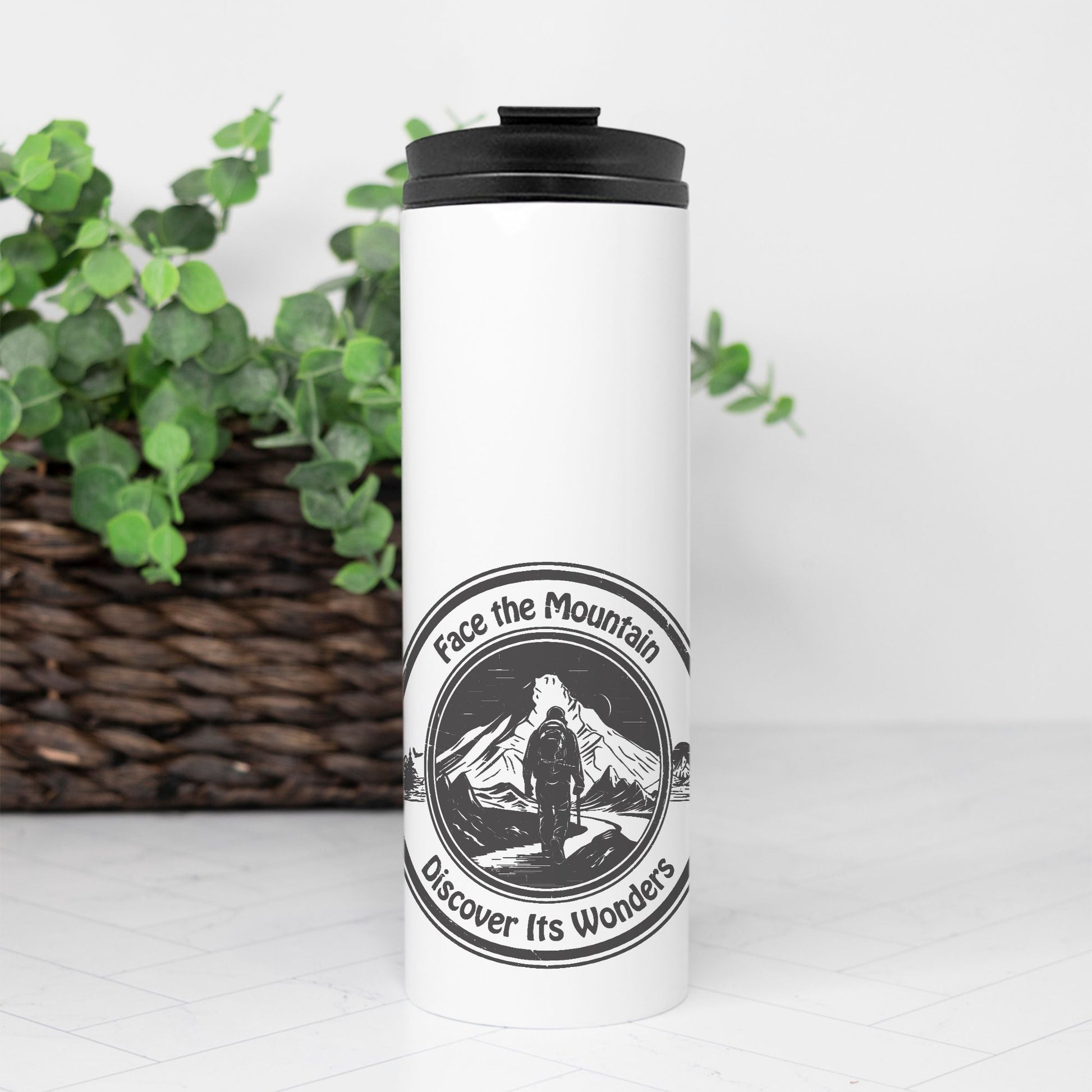 Face the Mountain – Discover Its Wonders Adventure Tumbler