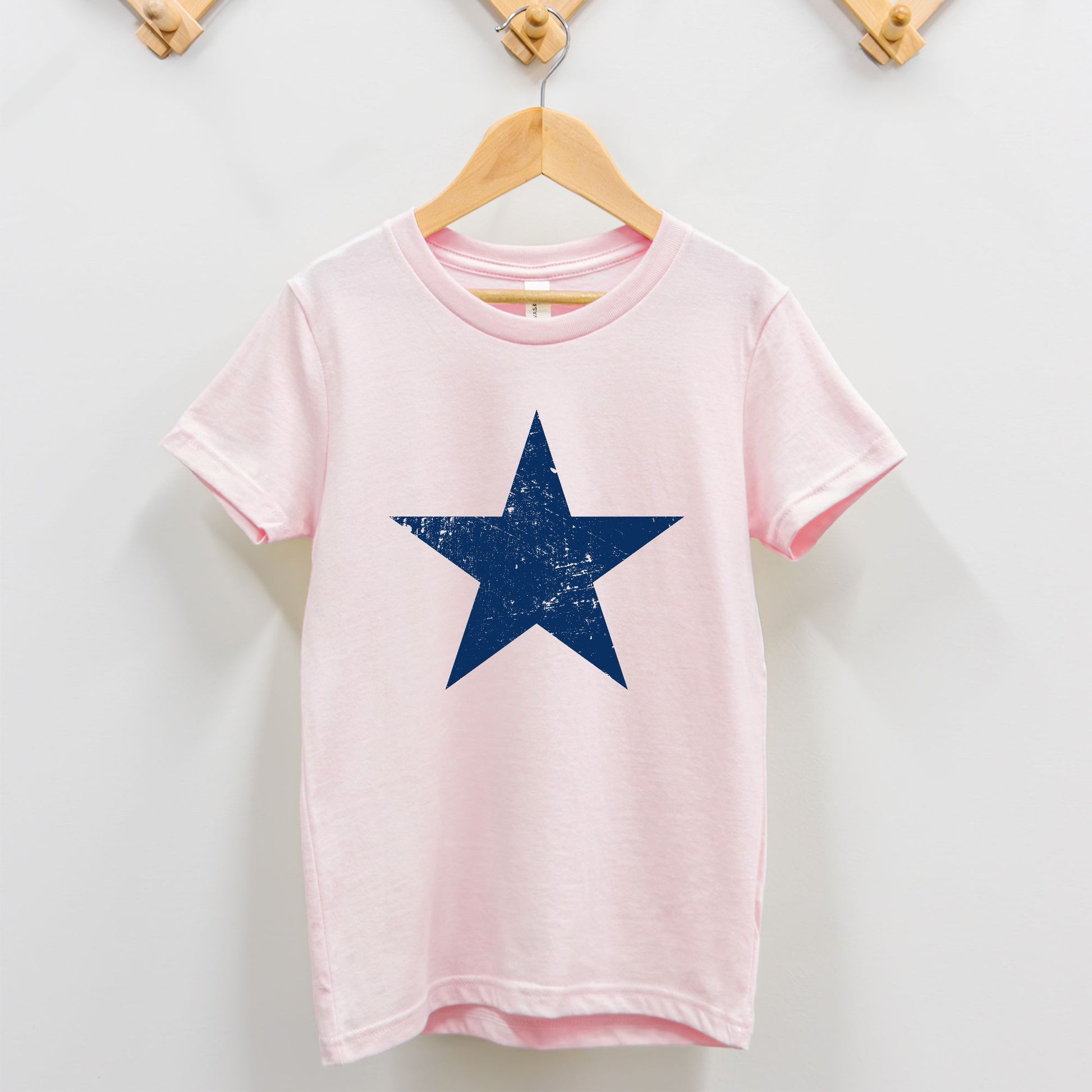Blue Distressed Star Toddler T-Shirt