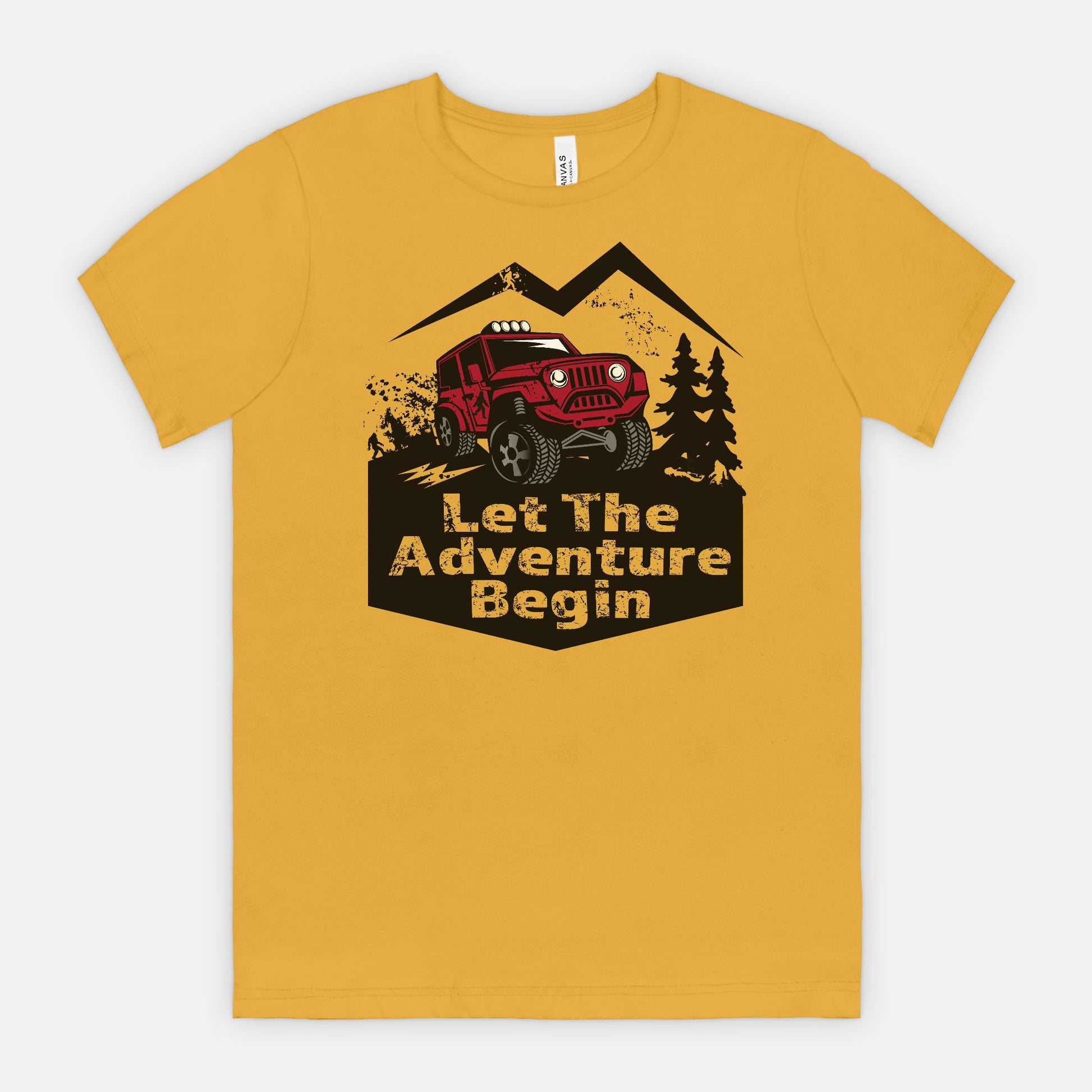 Let the Adventure Begin – Hidden Bigfoot Off-Road Jeep Tee
