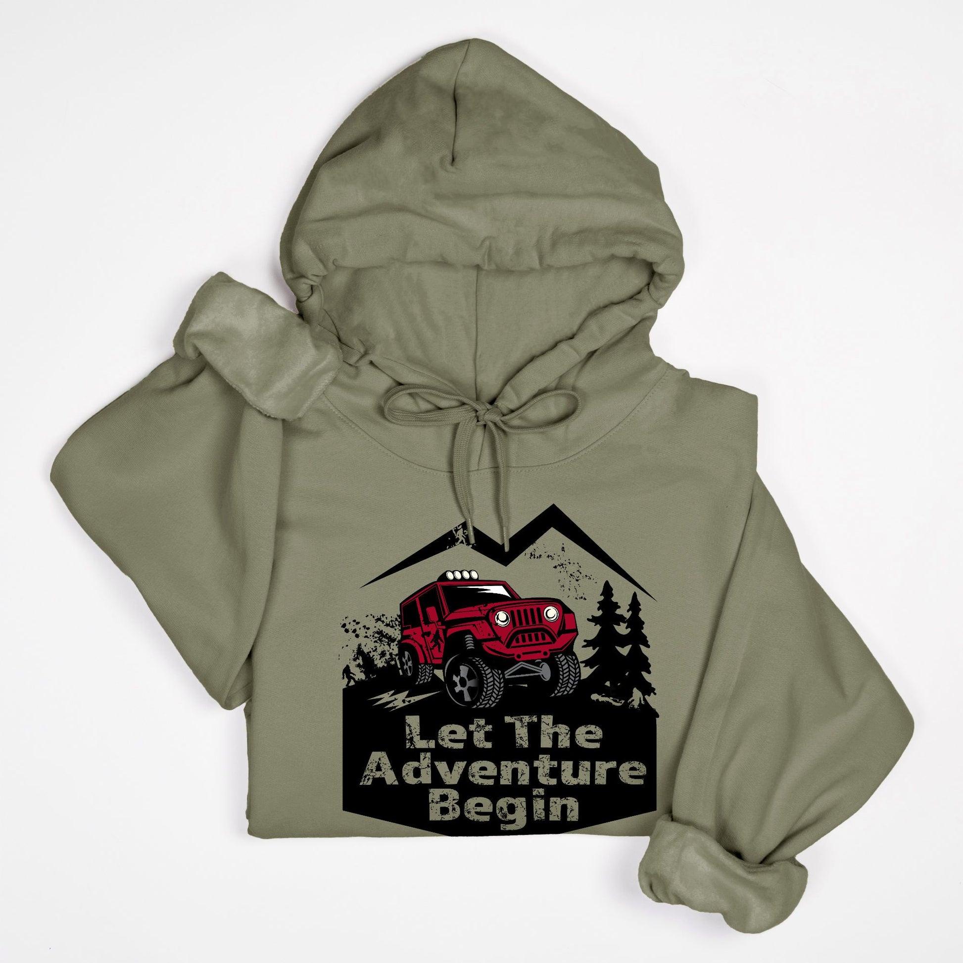 Hidden Bigfoot Off-Road Adventure Hoodie – Jeep Design