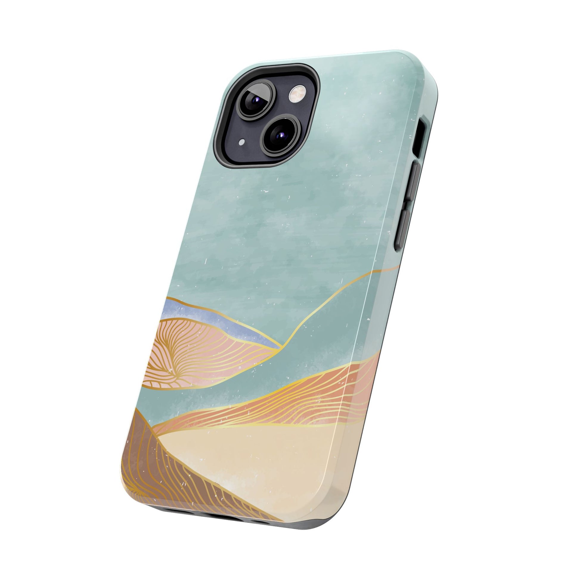 Soft Mist Abstract Mountain Cell Phone Case