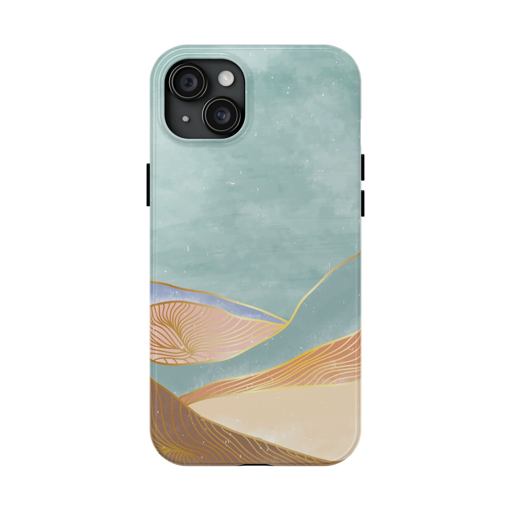 Soft Mist Abstract Mountain Cell Phone Case