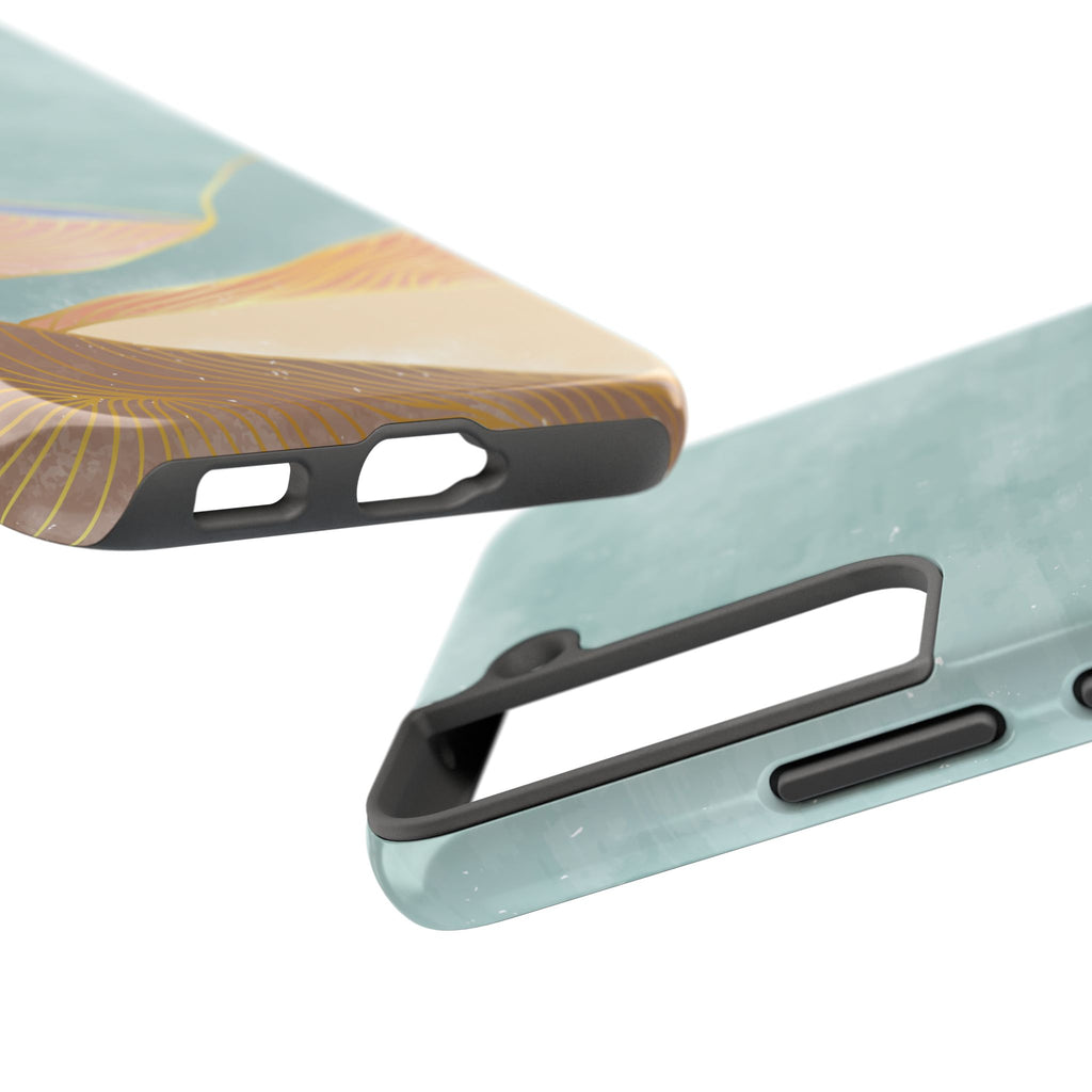 Soft Mist Abstract Mountain Cell Phone Case