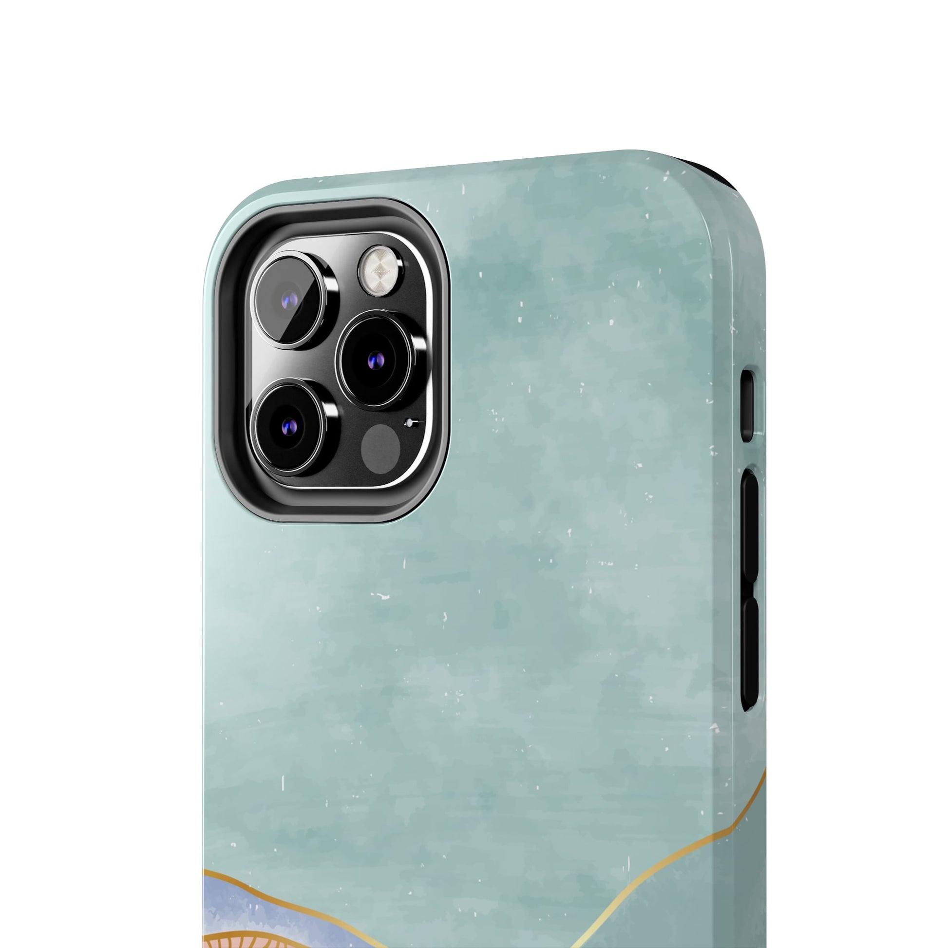 Soft Mist Abstract Mountain Cell Phone Case
