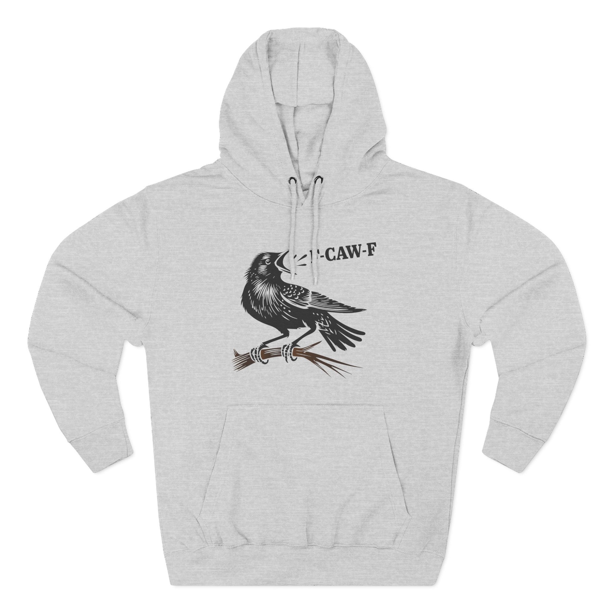 F-CAW-F Crow Hoodie – Funny Edgy Bird Pullover
