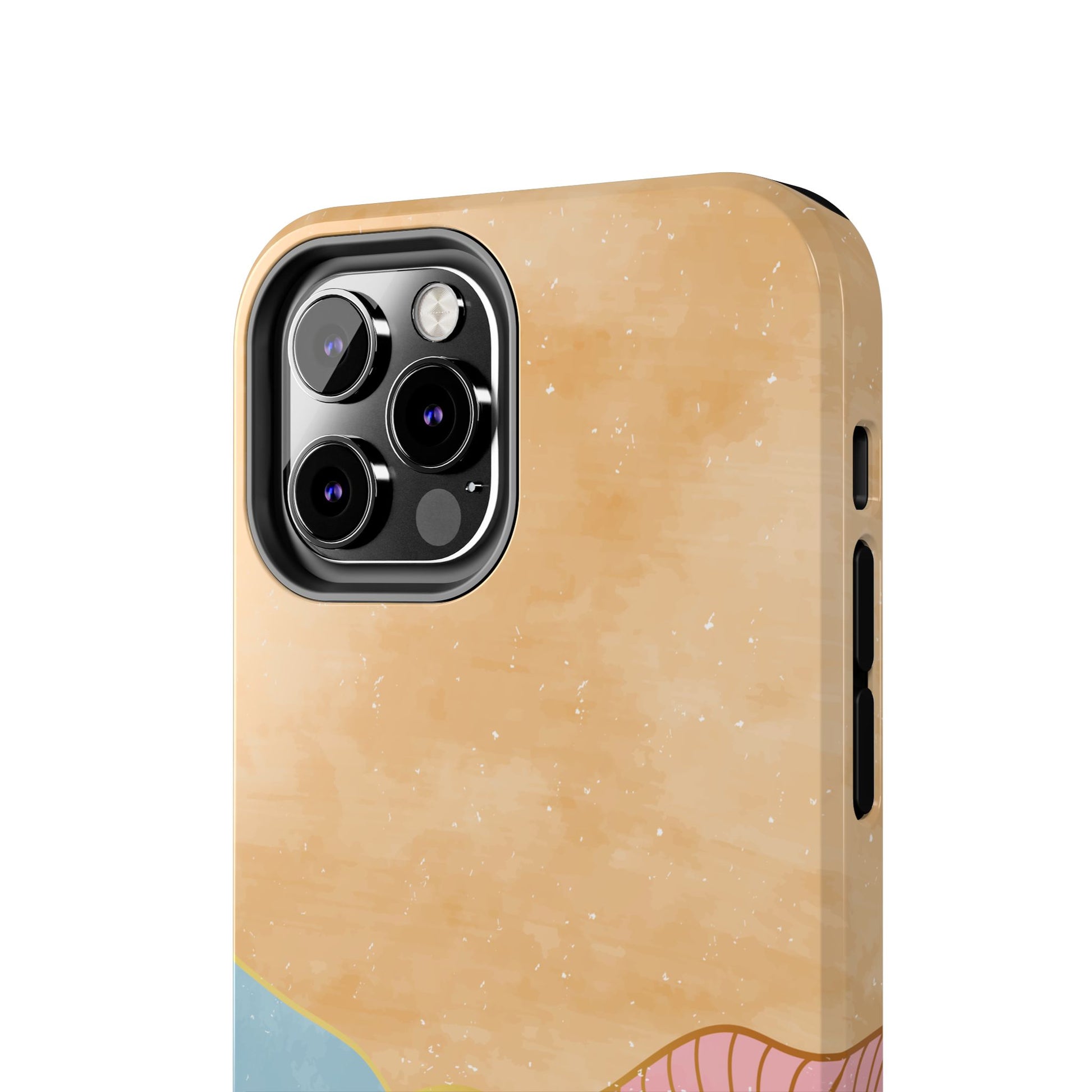 Golden Horizon Abstract Mountain Phone Case
