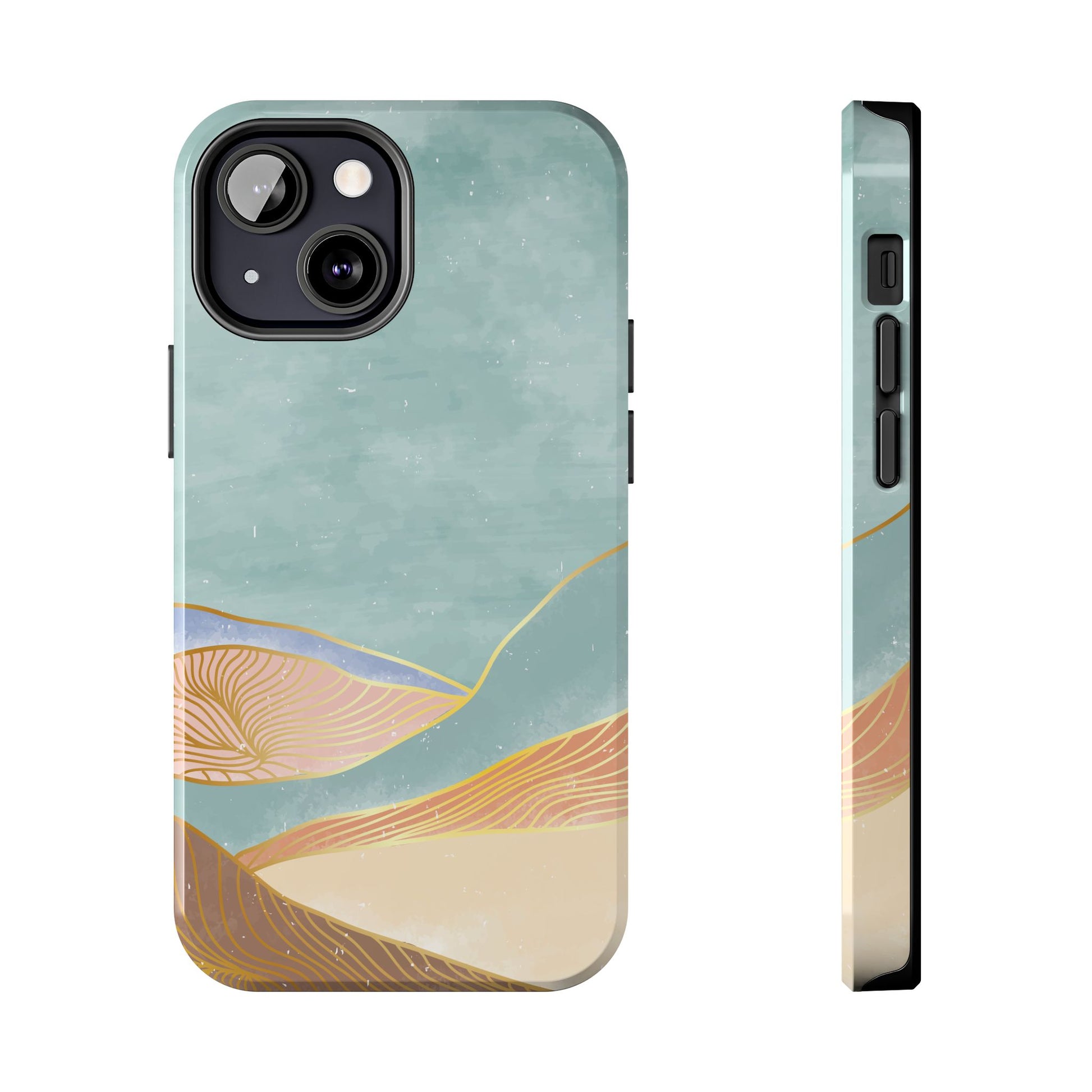Soft Mist Abstract Mountain Cell Phone Case