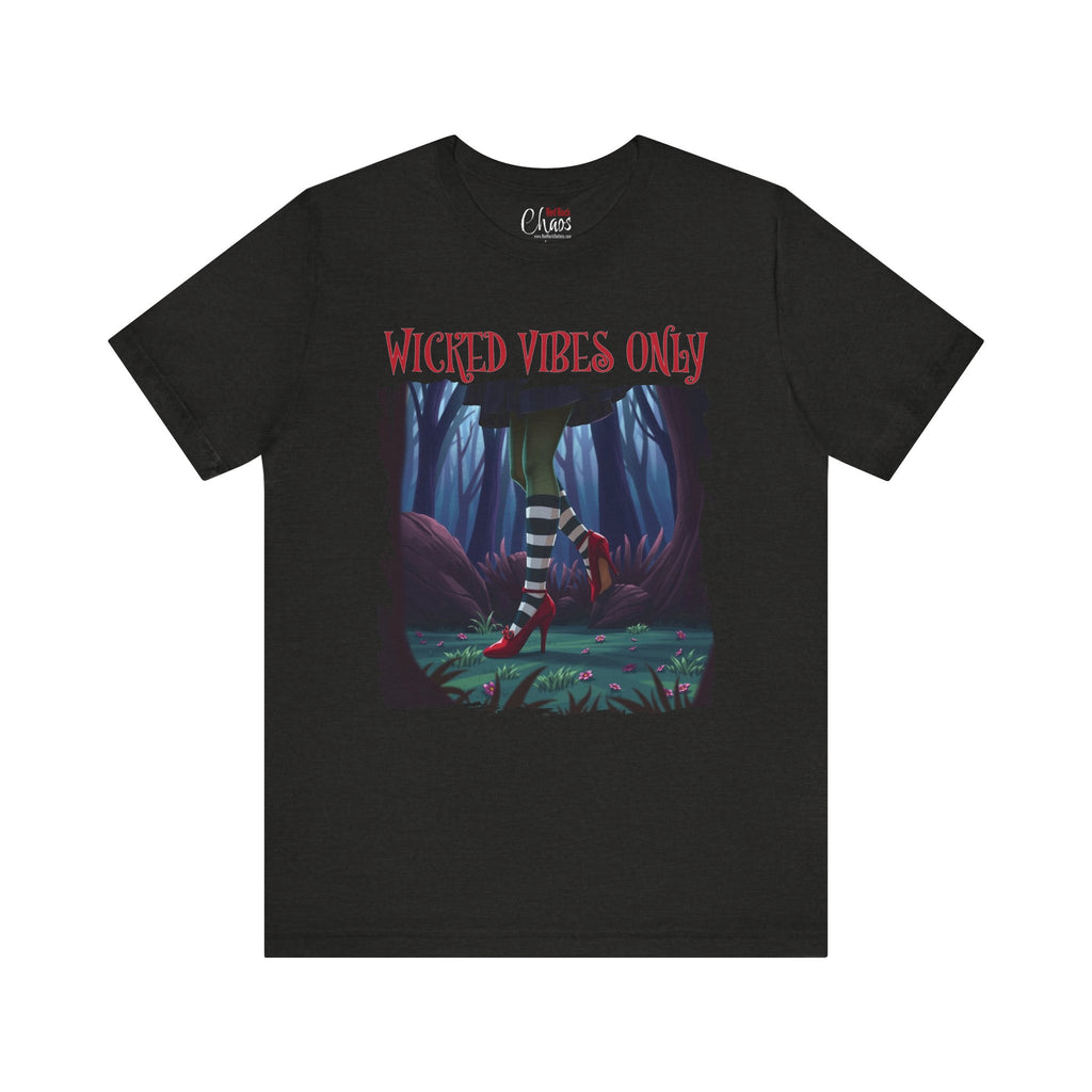 Wicked Vibes Only Distressed Witch