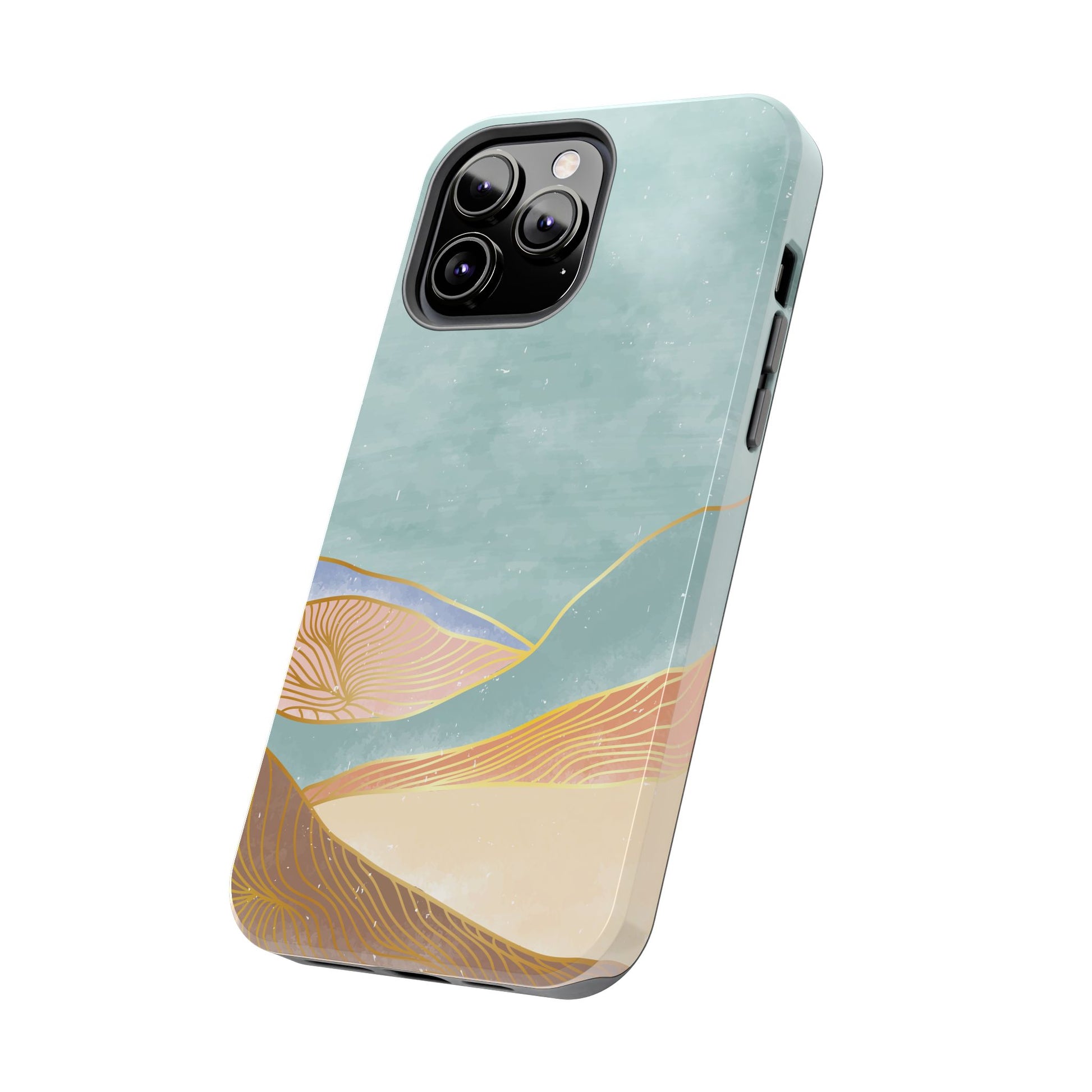 Soft Mist Abstract Mountain Cell Phone Case