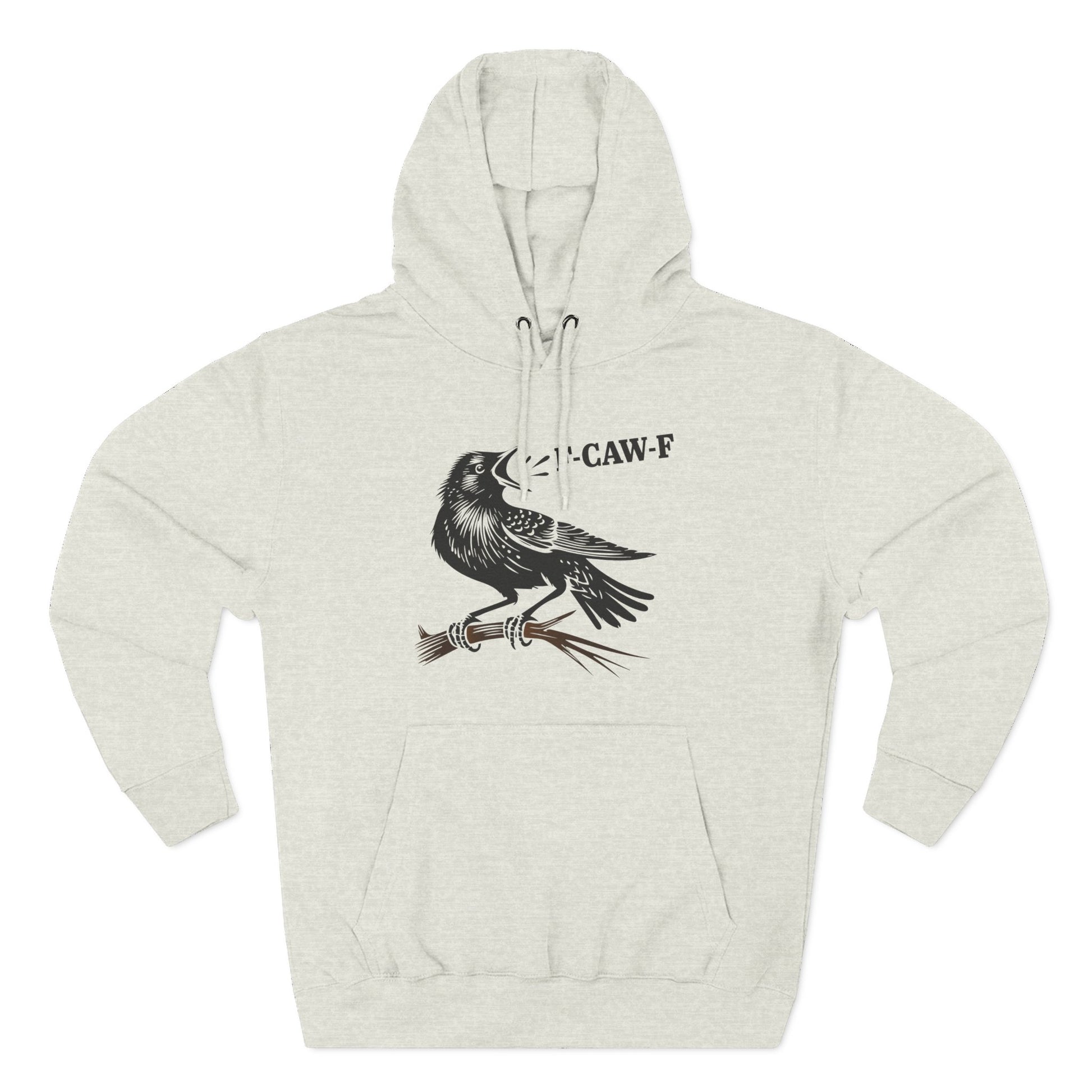 F-CAW-F Crow Hoodie – Funny Edgy Bird Pullover