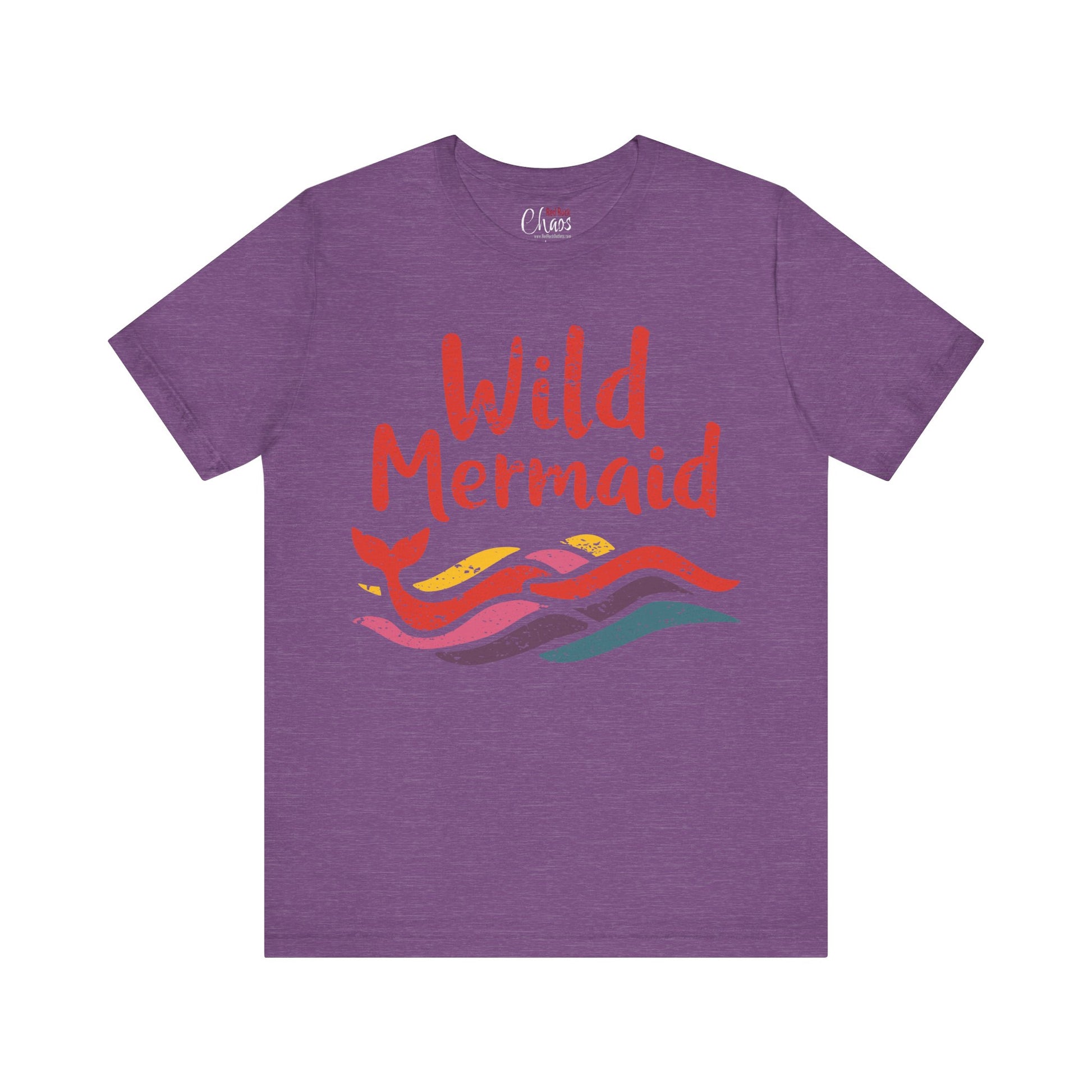Wild Mermaid - Colorful Retro Ocean Vibes Tee