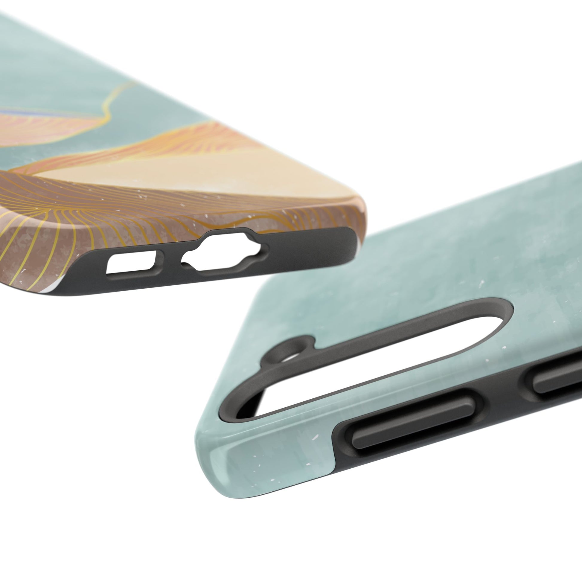 Soft Mist Abstract Mountain Cell Phone Case