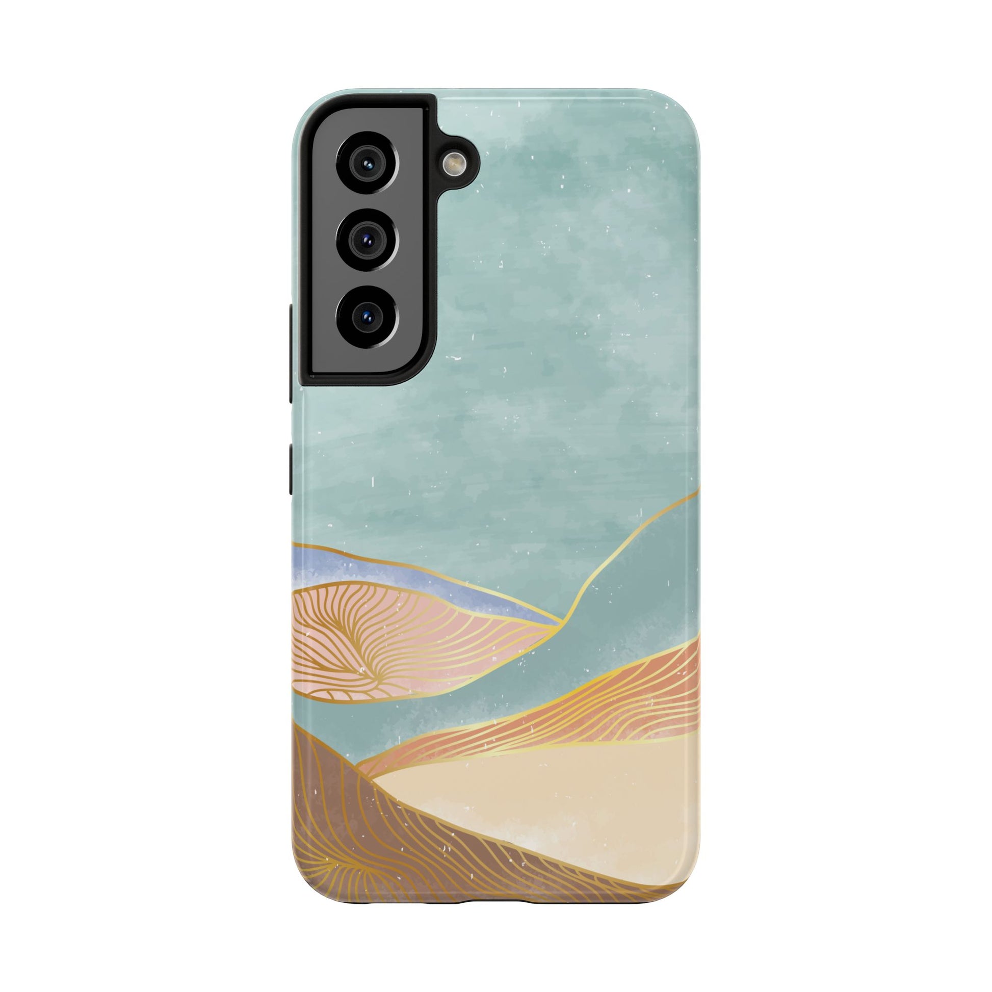 Soft Mist Abstract Mountain Cell Phone Case