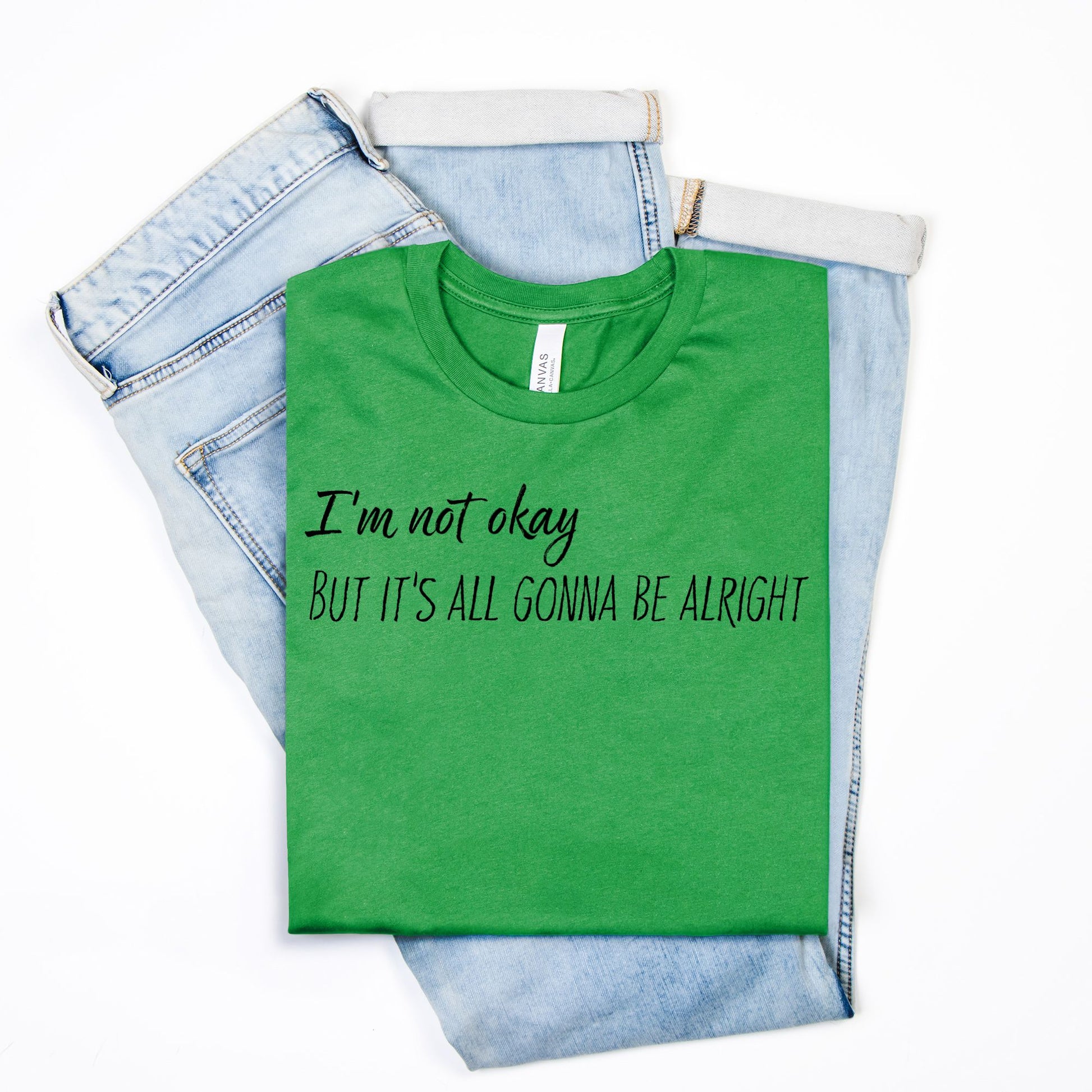 Not Okay But Alright – Mental Health Awareness T-Shirt