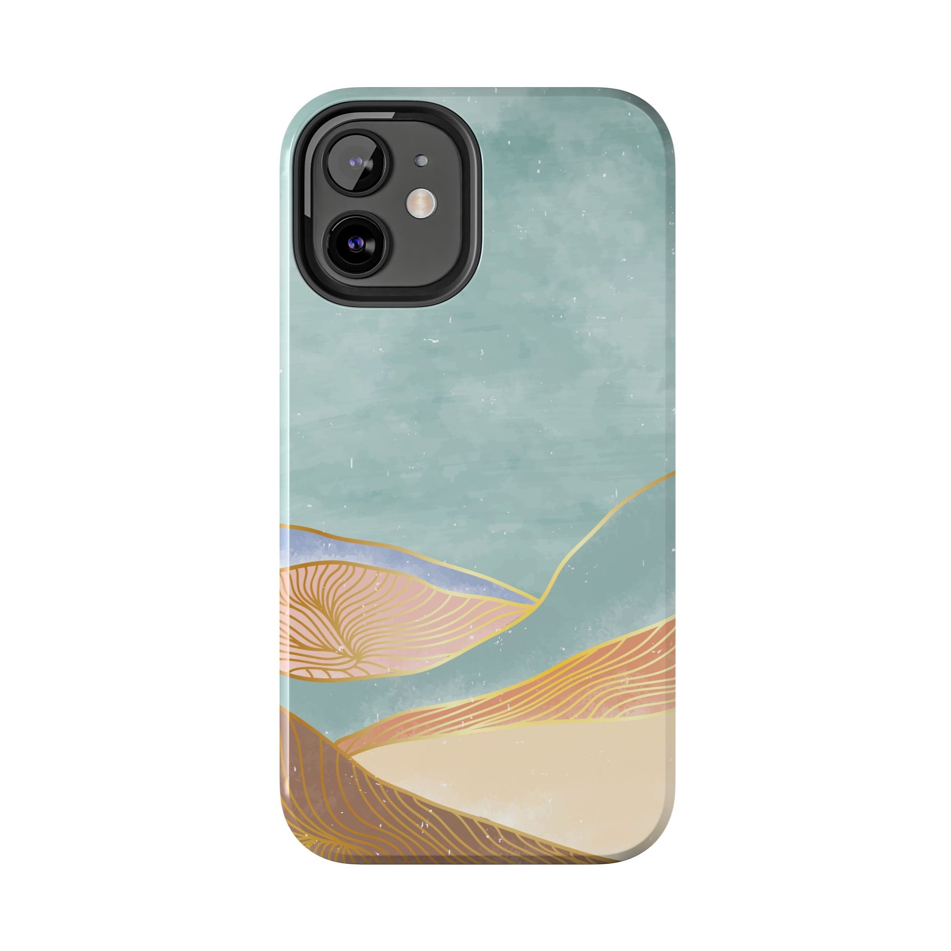 Soft Mist Abstract Mountain Cell Phone Case