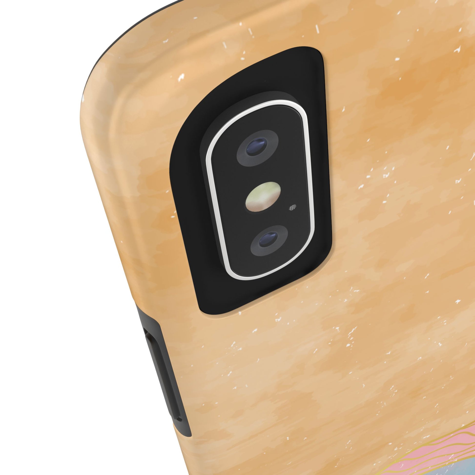 Golden Horizon Abstract Mountain Phone Case