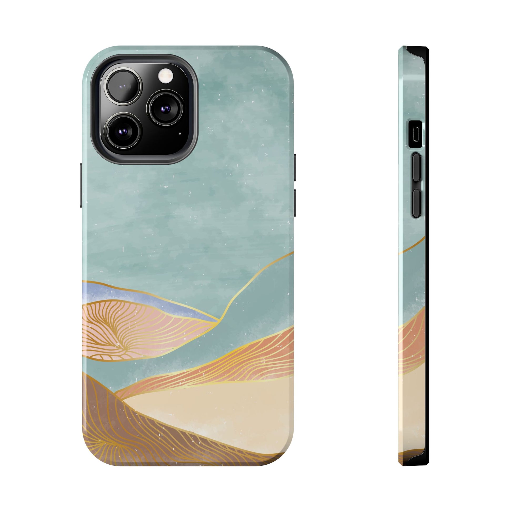 Soft Mist Abstract Mountain Cell Phone Case
