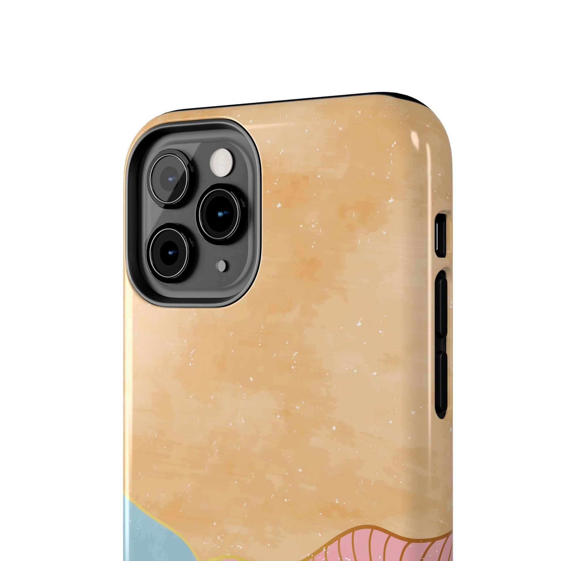 Golden Horizon Abstract Mountain Phone Case