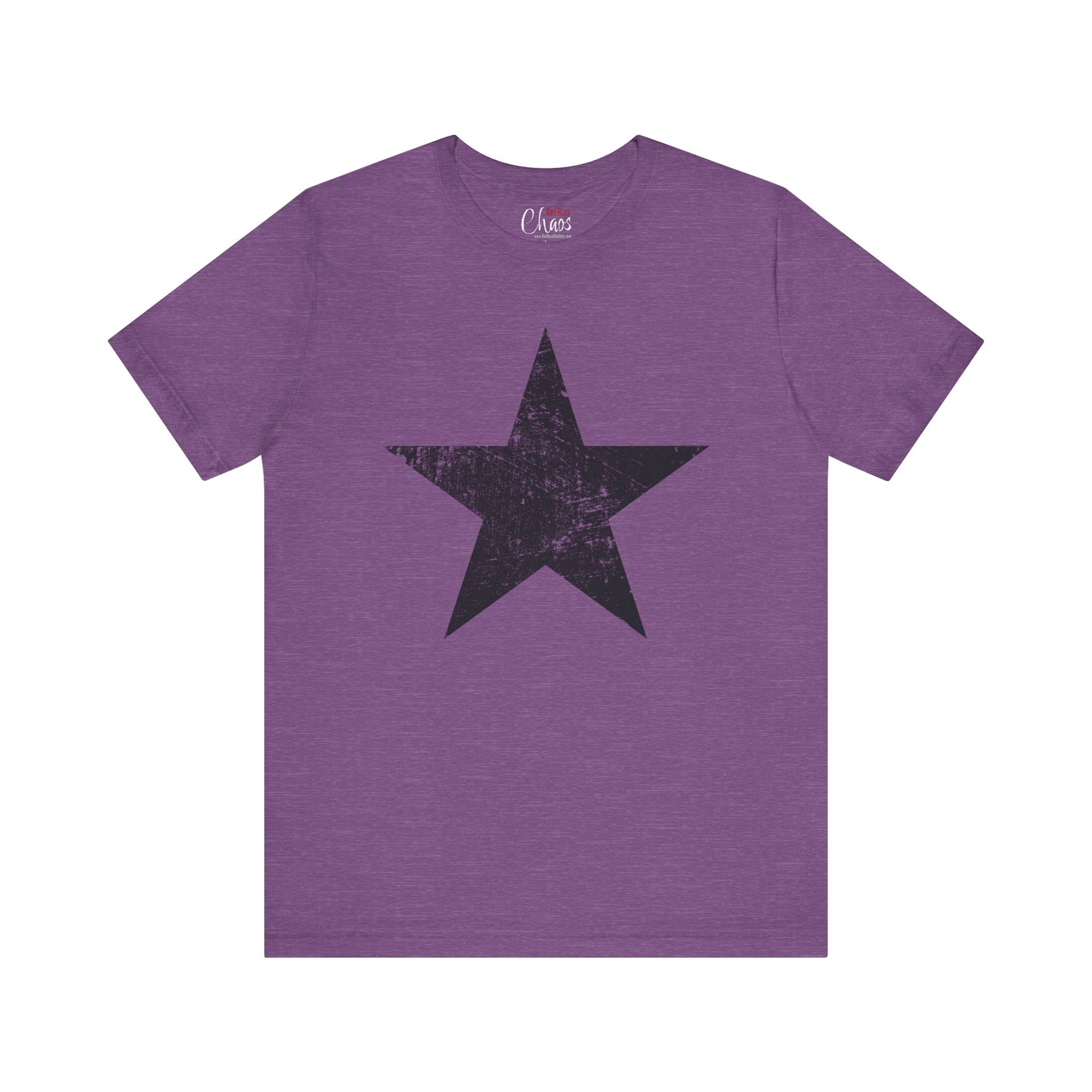 Black Distressed Star