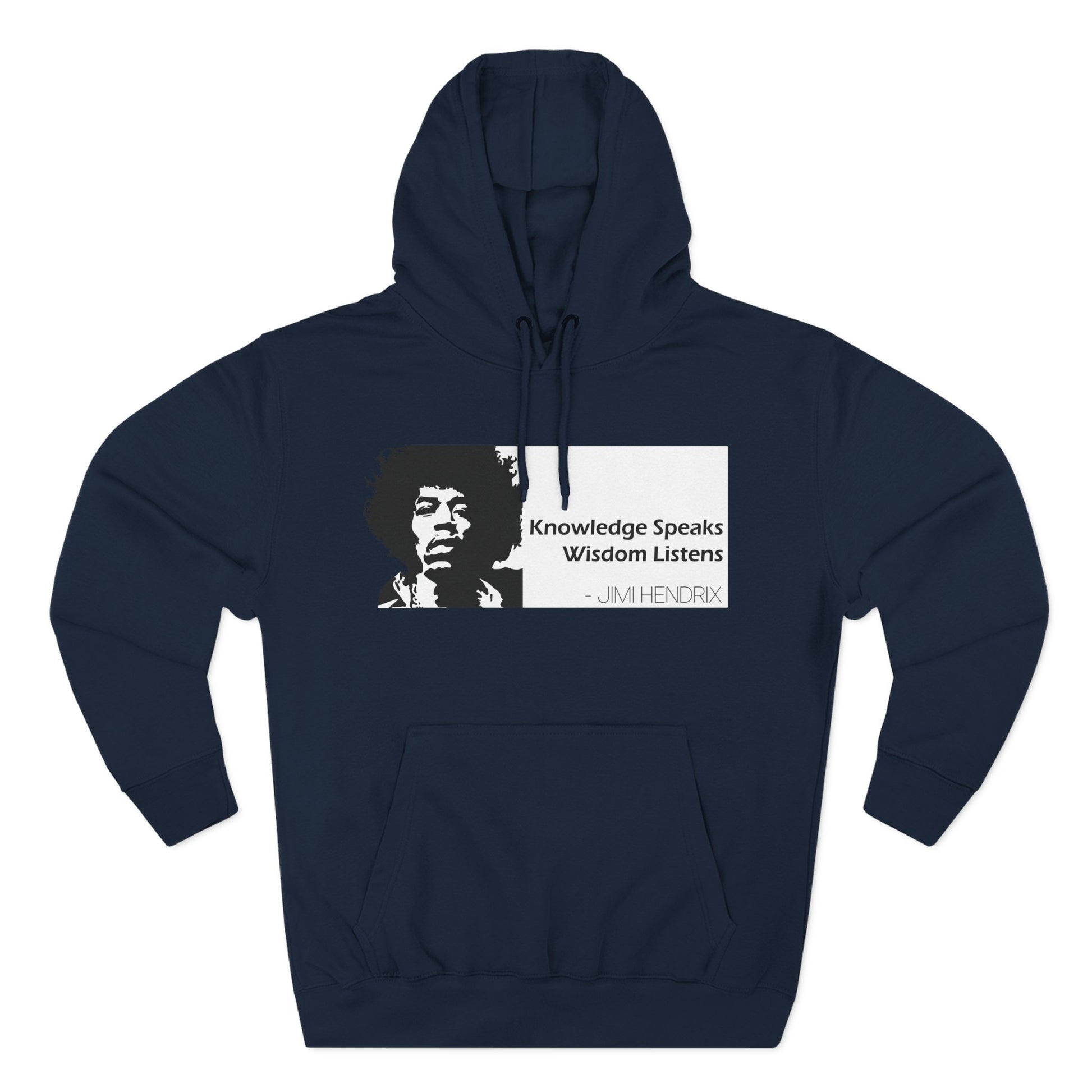 Knowledge Speaks, Wisdom Listens | Jimi Hendrix Quote Hoodie