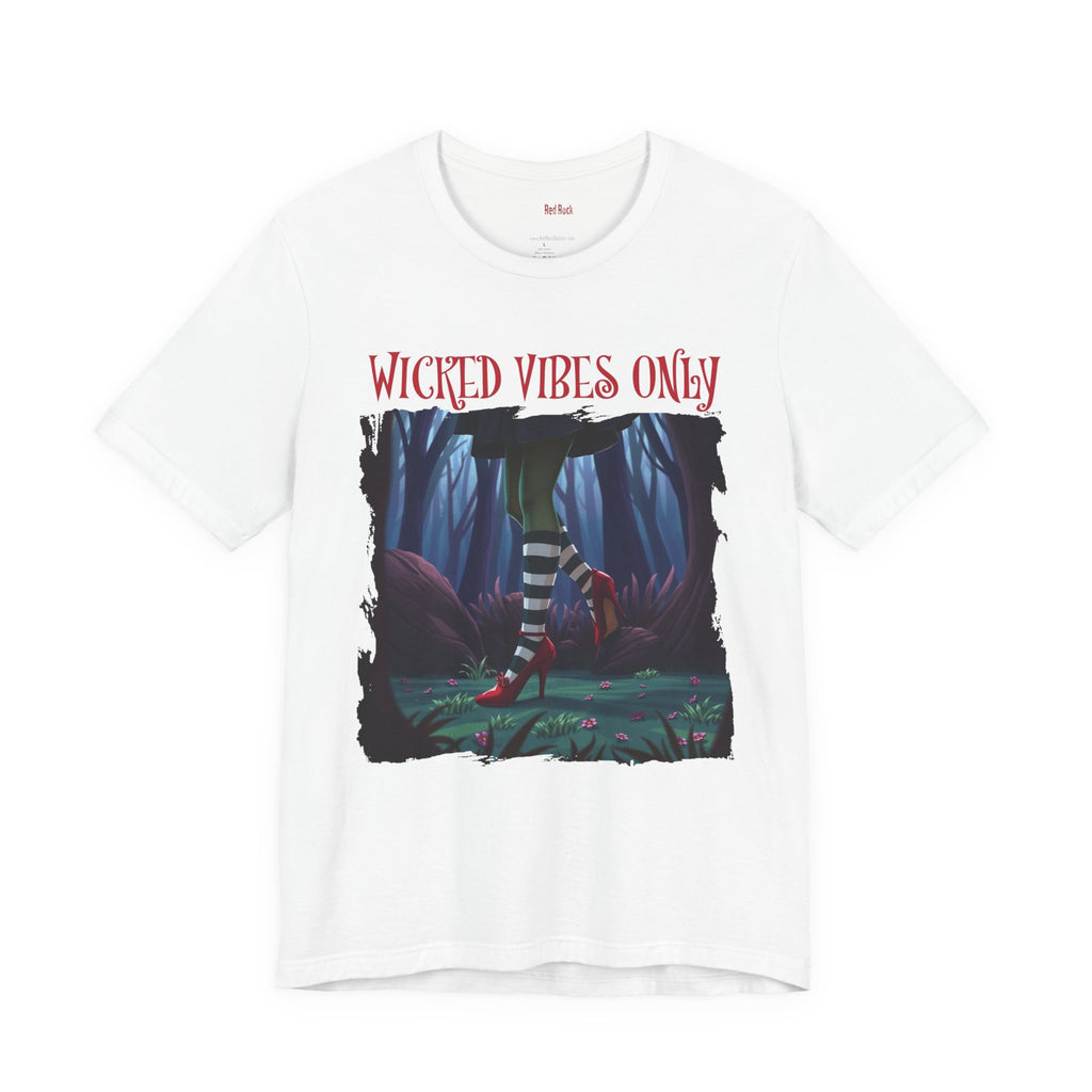 Wicked Vibes Only Distressed Witch