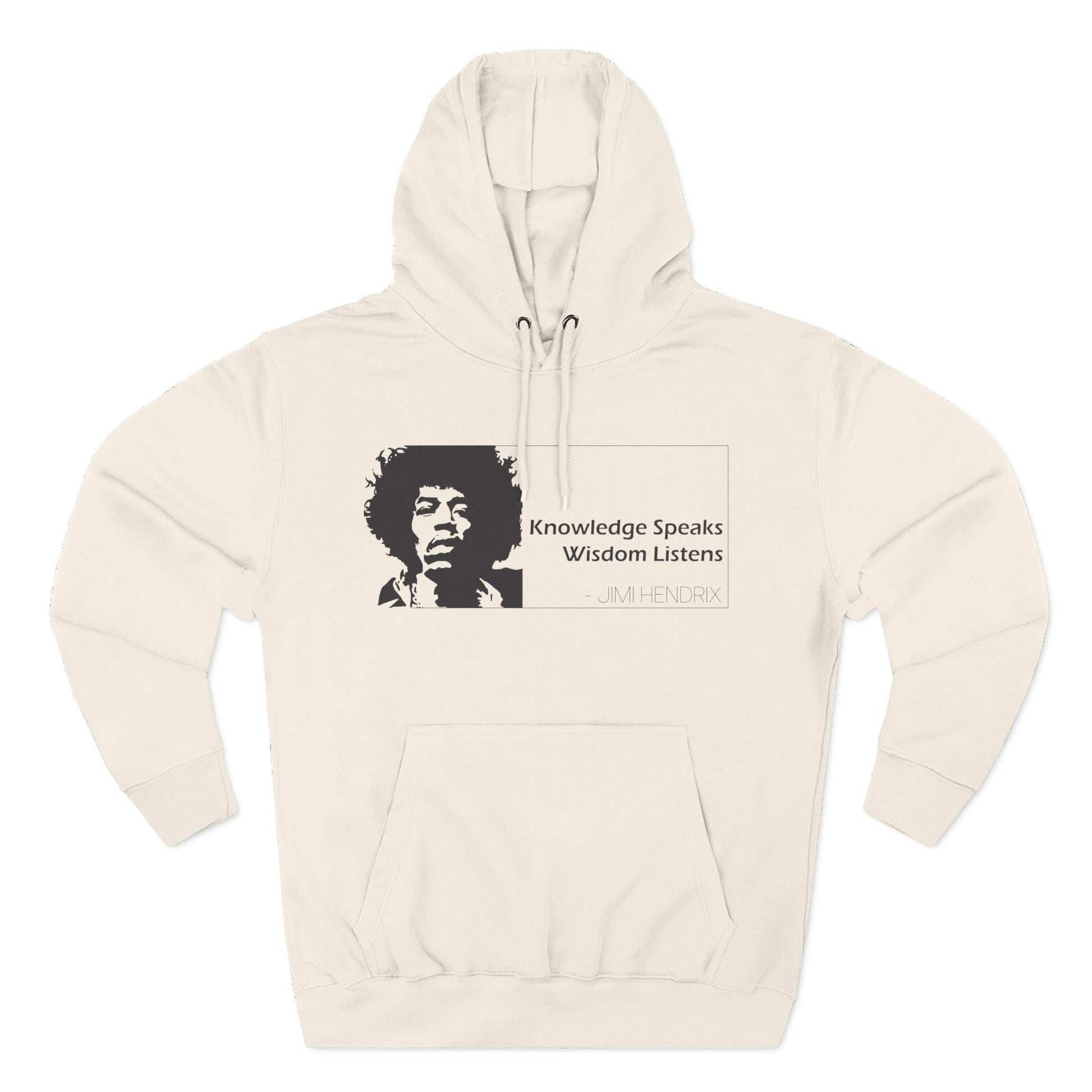 Knowledge Speaks, Wisdom Listens | Jimi Hendrix Quote Hoodie