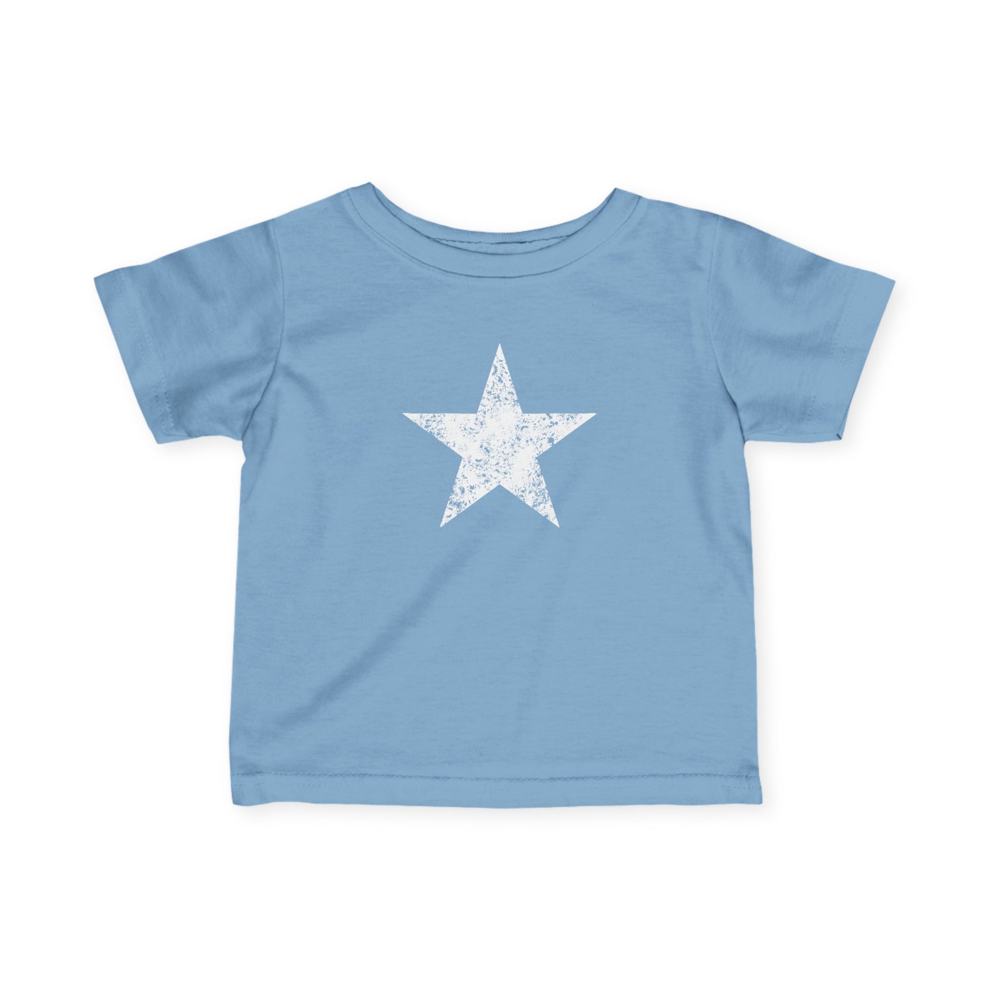 White Distressed Star