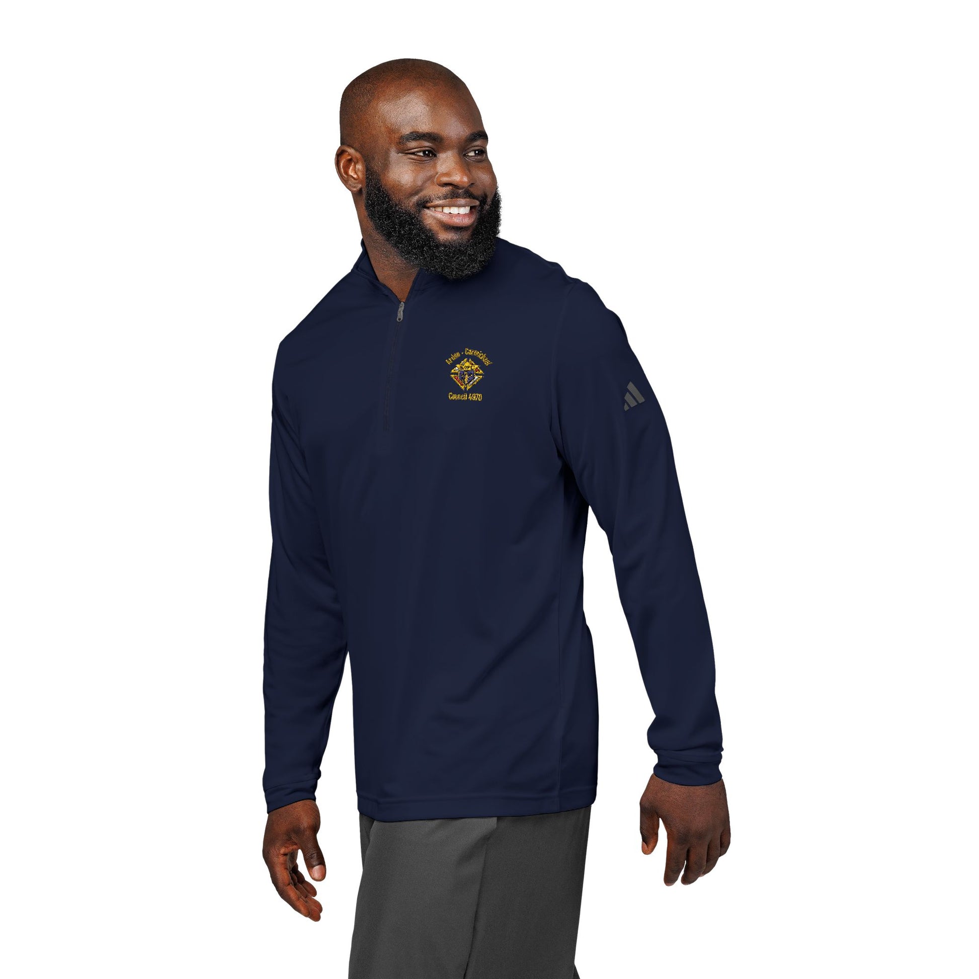 Knights of Columbus Council 4970 Embroidered Adidas Quarter-Zip Pullover