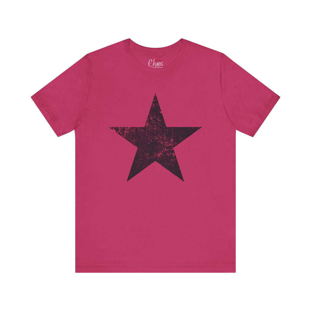Black Distressed Star