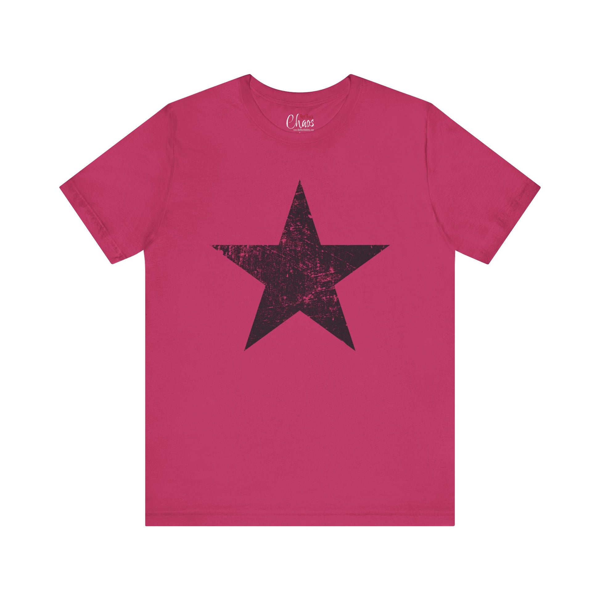 Black Distressed Star