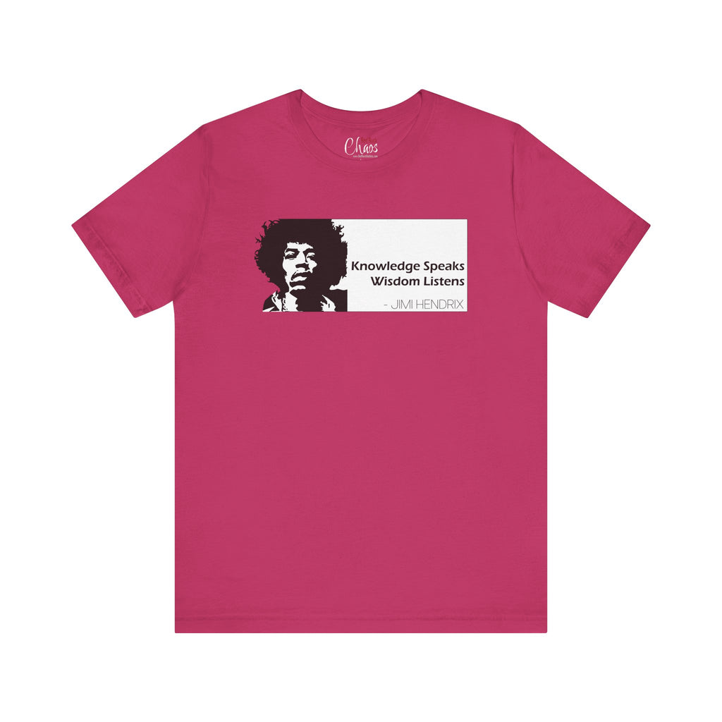 Jimi Hendrix-Knowledge Speaks Wisdom Listens