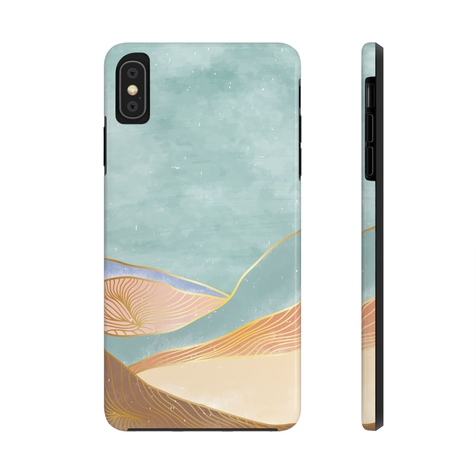 Soft Mist Abstract Mountain Cell Phone Case