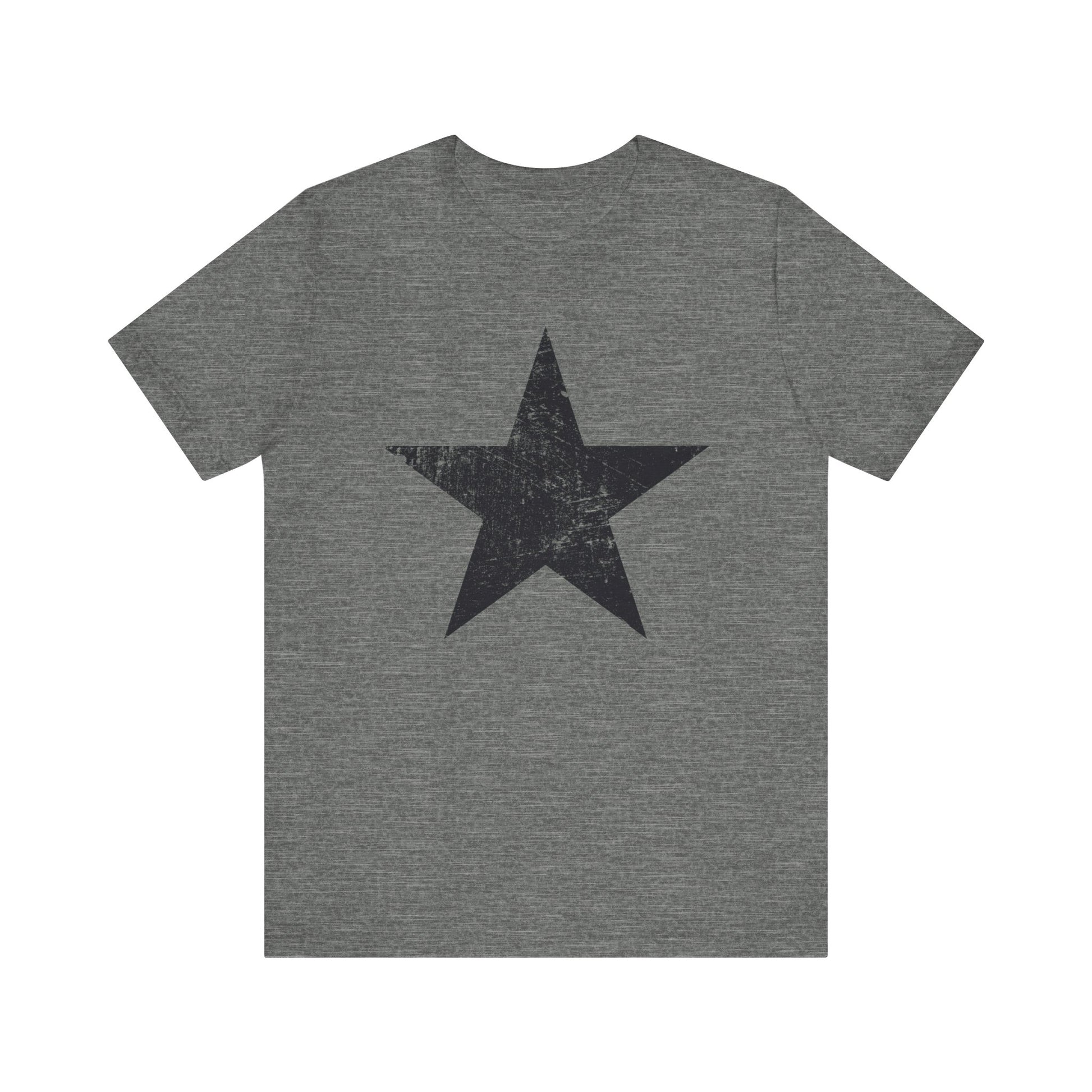Black Distressed Star