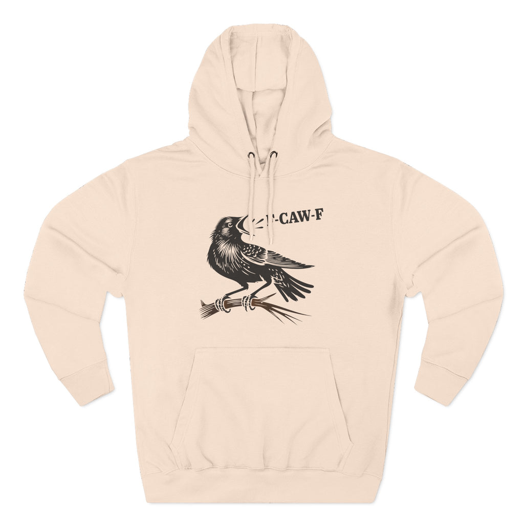 F-CAW-F Crow Hoodie – Funny Edgy Bird Pullover