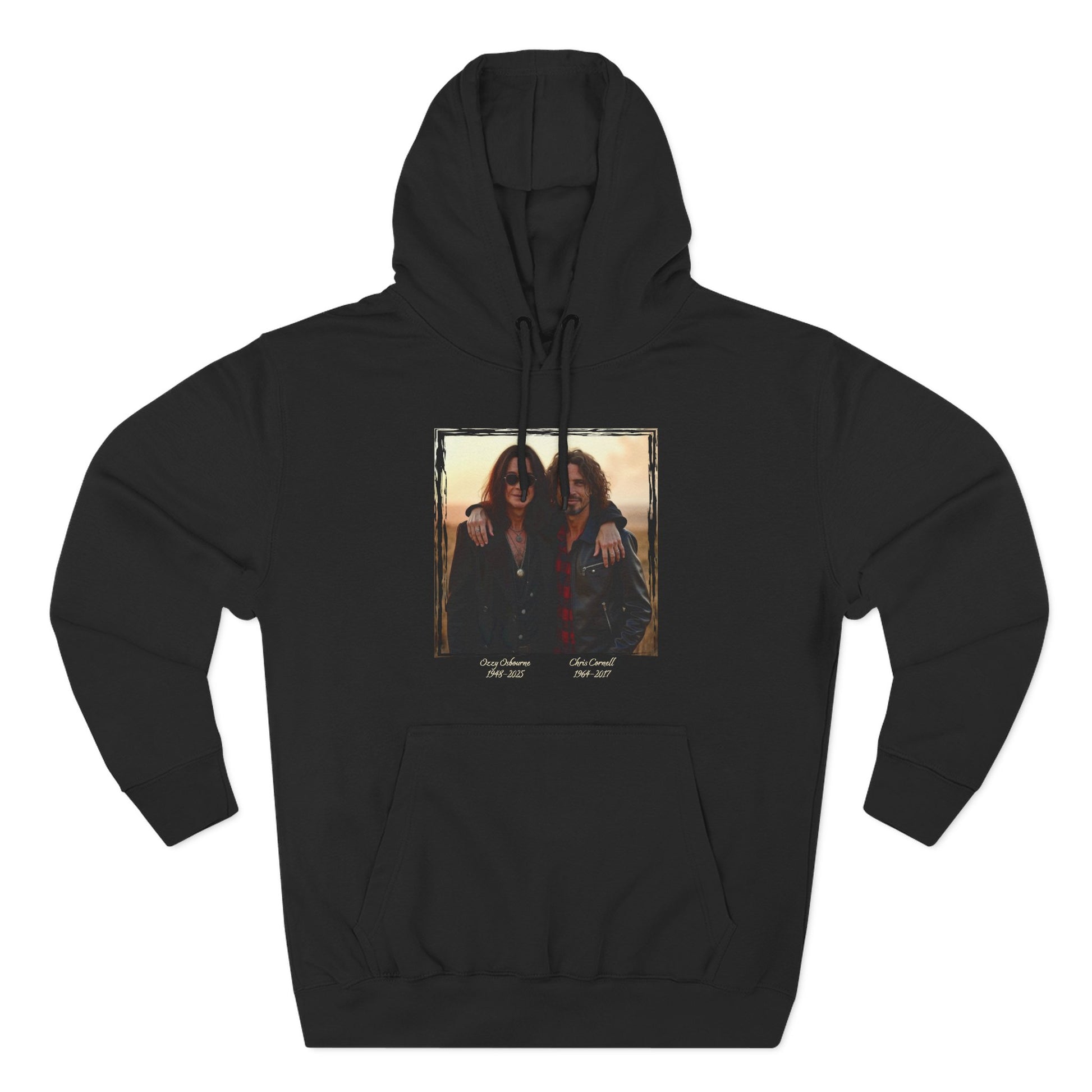 Chris Cornell & Ozzy Osbourne Tribute Hoodie – Legends Never Fade