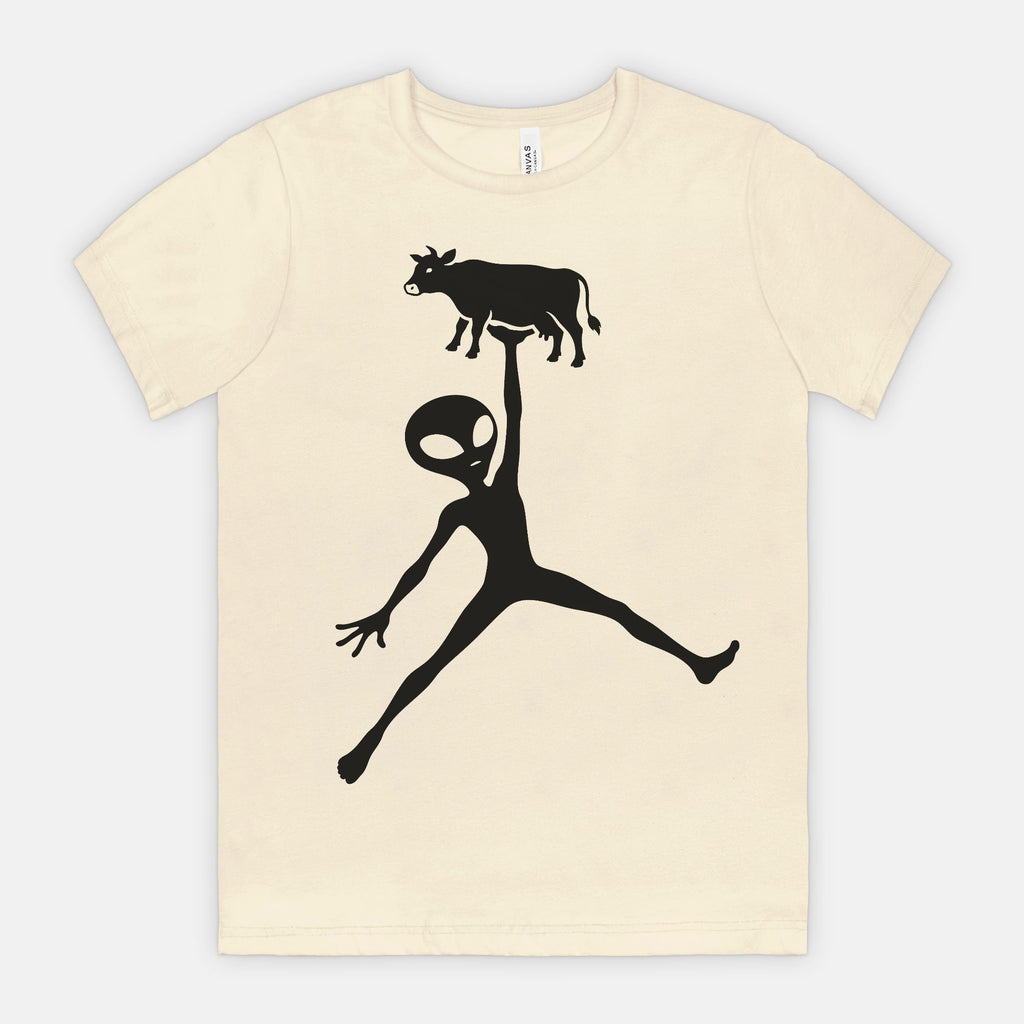 Alien Cow Abduction Graphic Tee