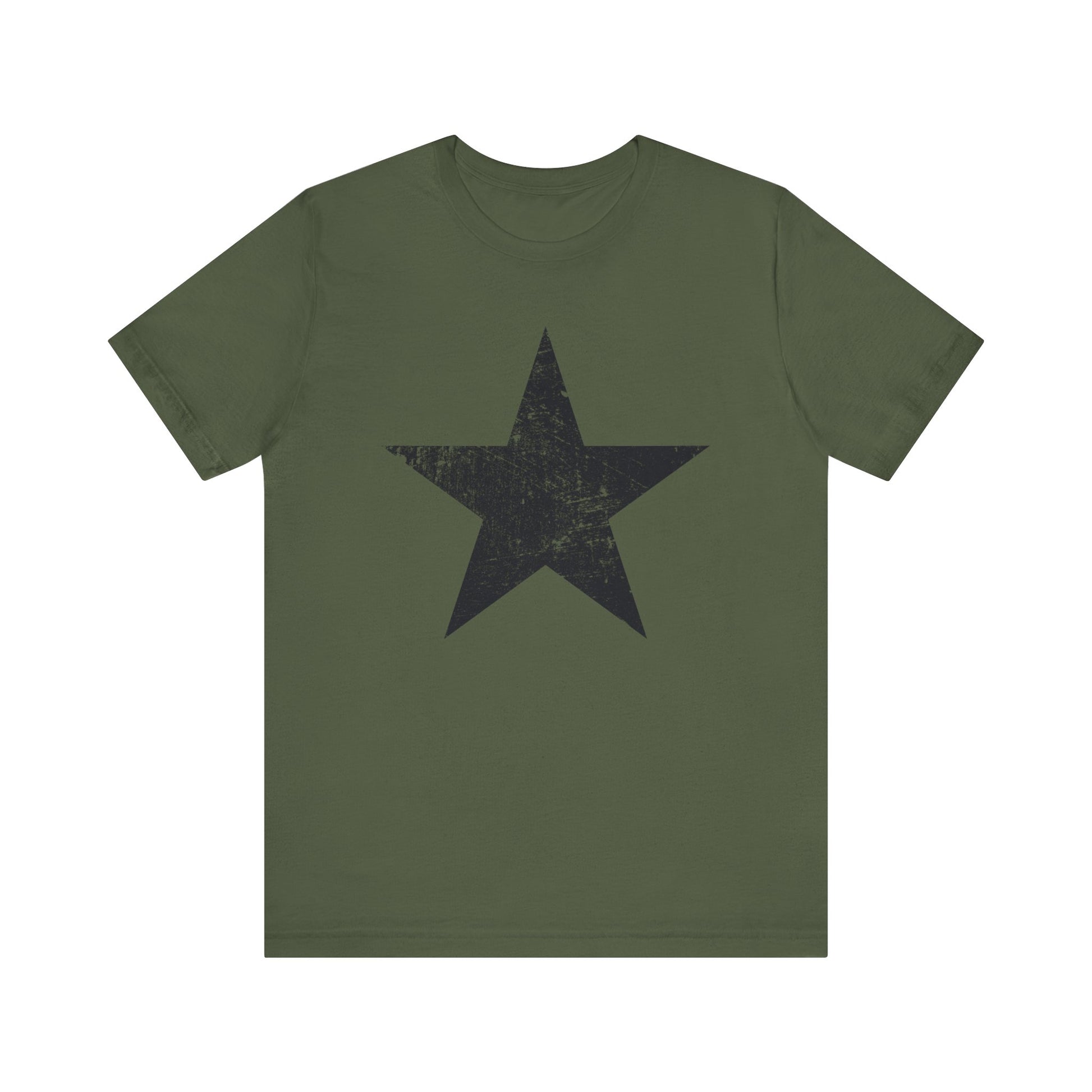 Black Distressed Star