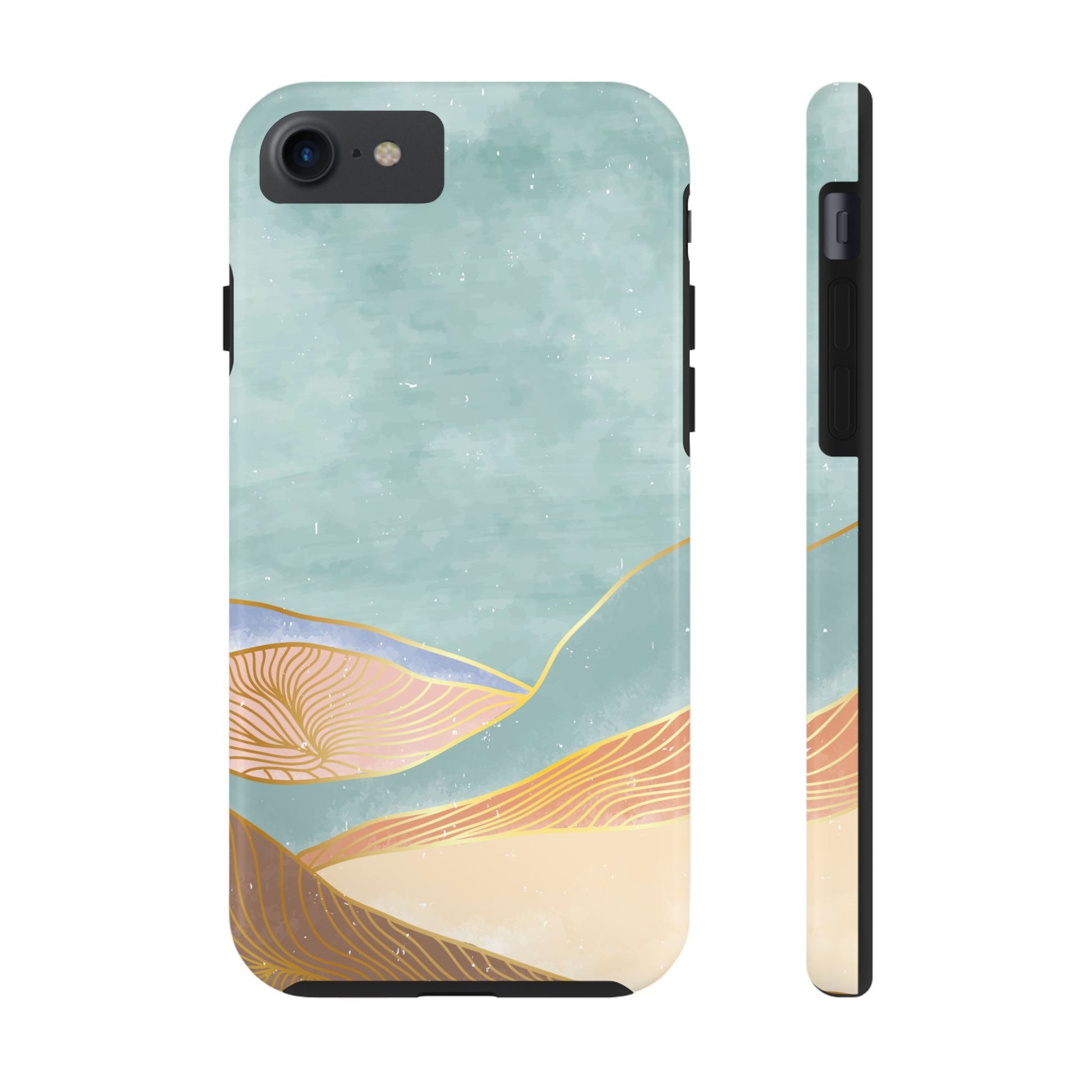 Soft Mist Abstract Mountain Cell Phone Case