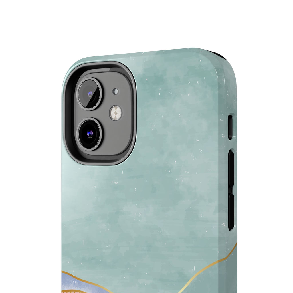 Soft Mist Abstract Mountain Cell Phone Case