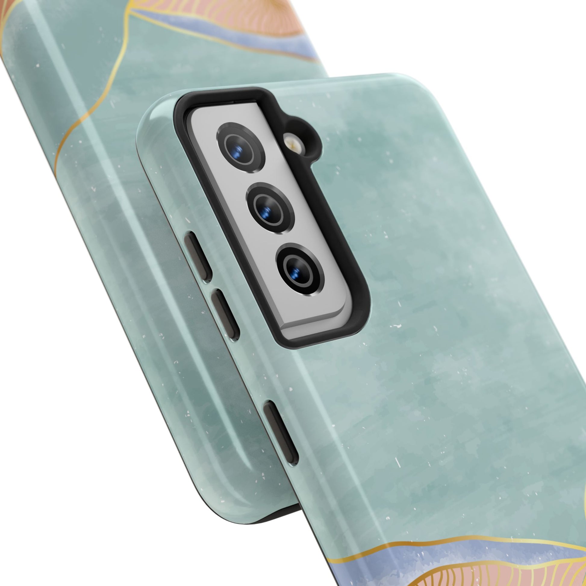 Soft Mist Abstract Mountain Cell Phone Case